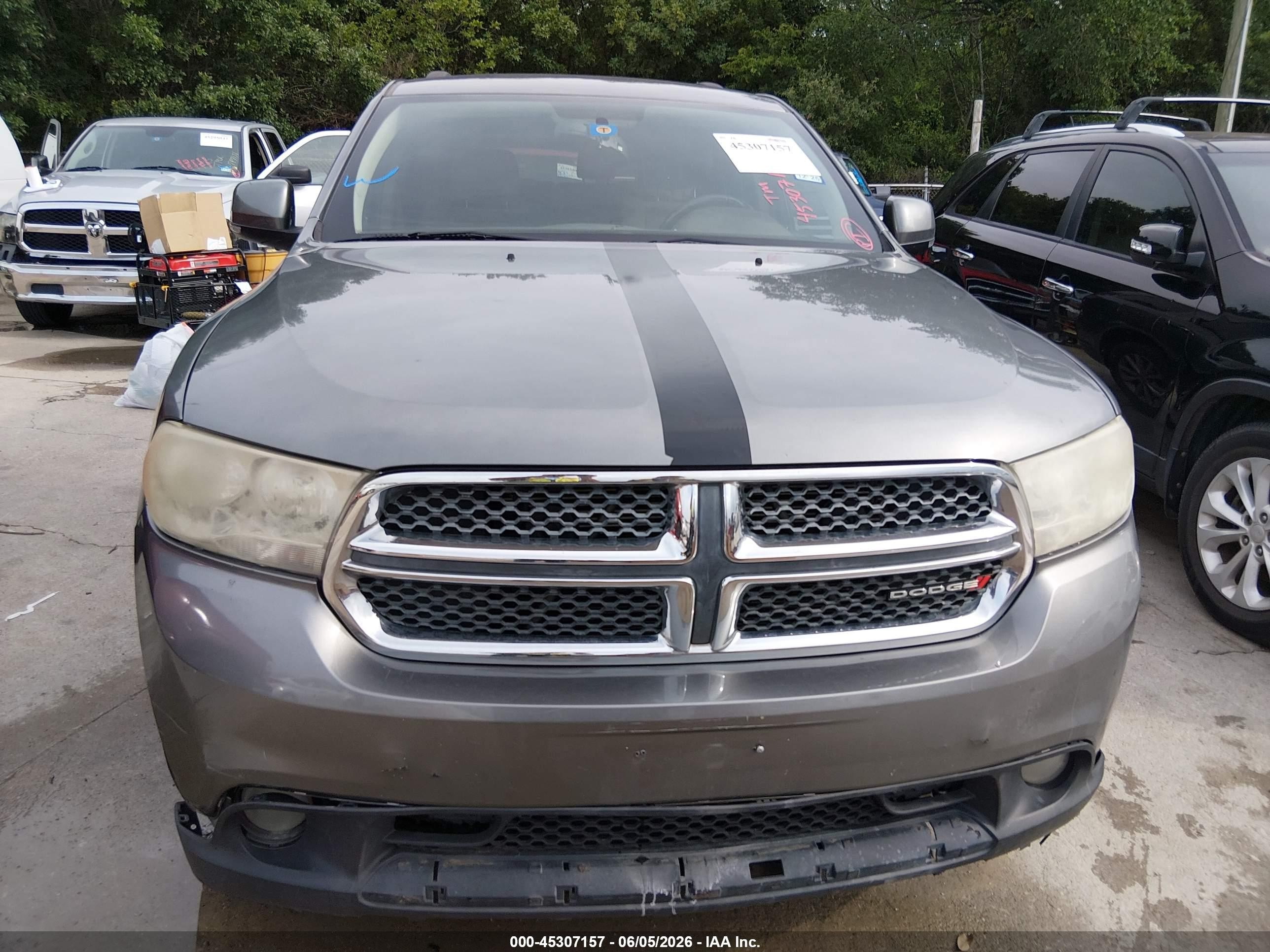 2012 Dodge Durango Crew Blue vin: 1C4RDHDG2CC285613