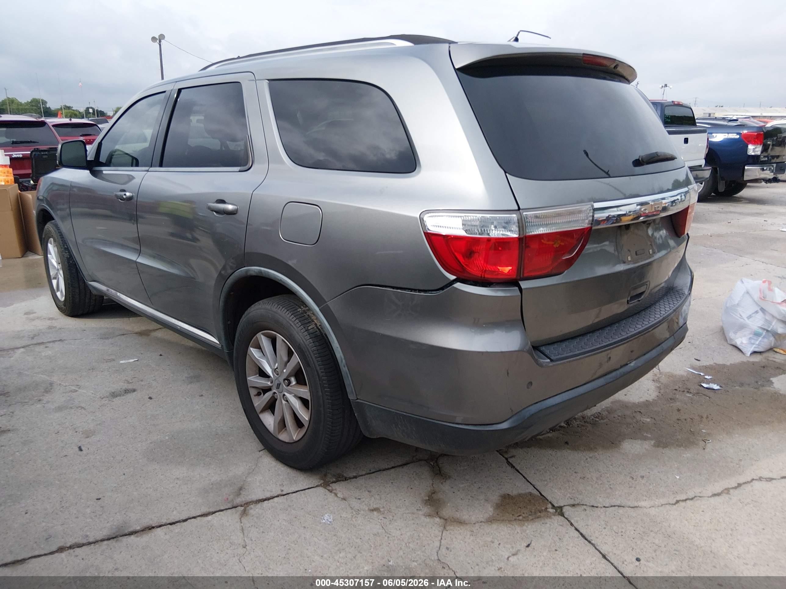 2012 Dodge Durango Crew Blue vin: 1C4RDHDG2CC285613