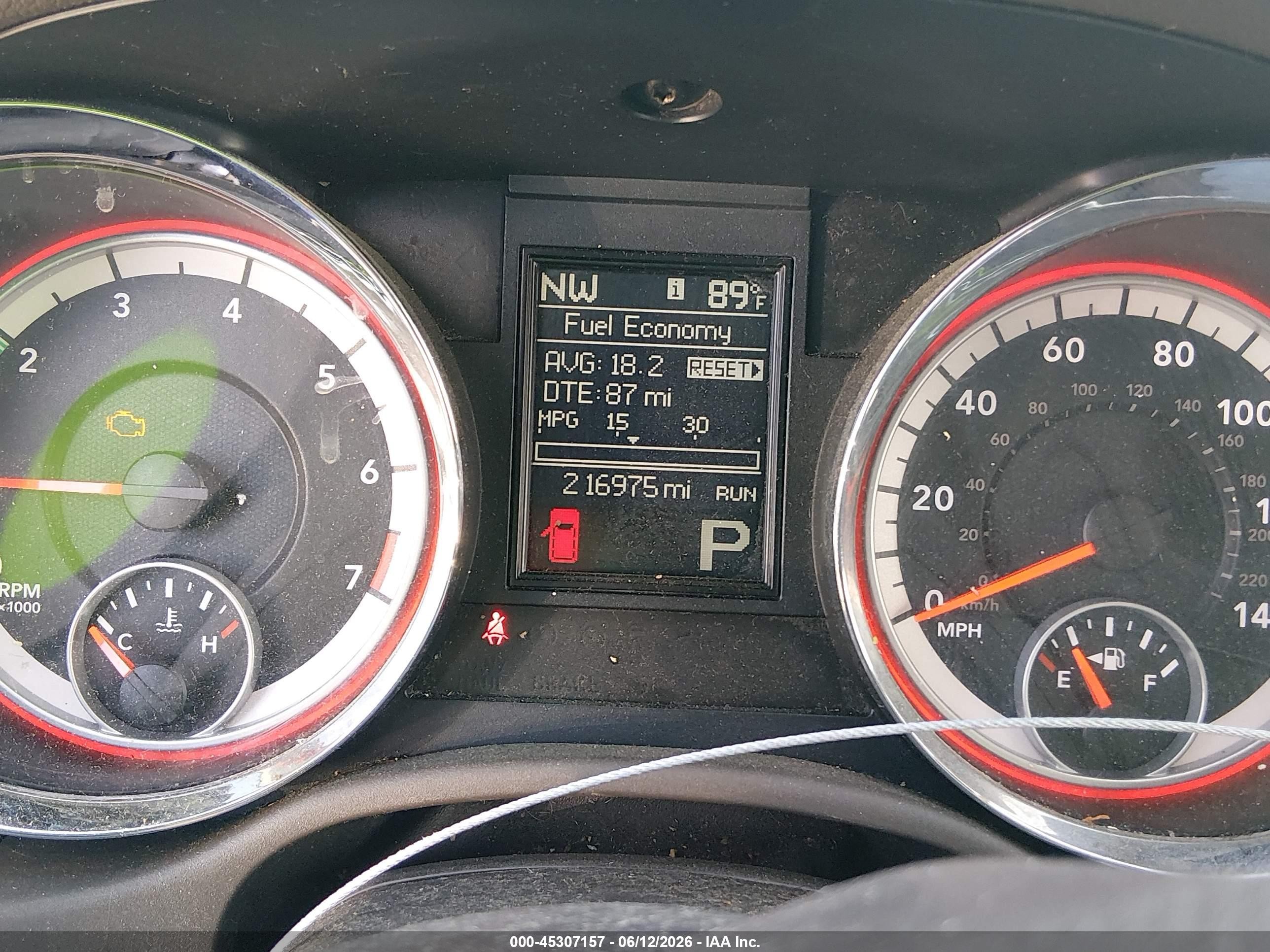 2012 Dodge Durango Crew Blue vin: 1C4RDHDG2CC285613
