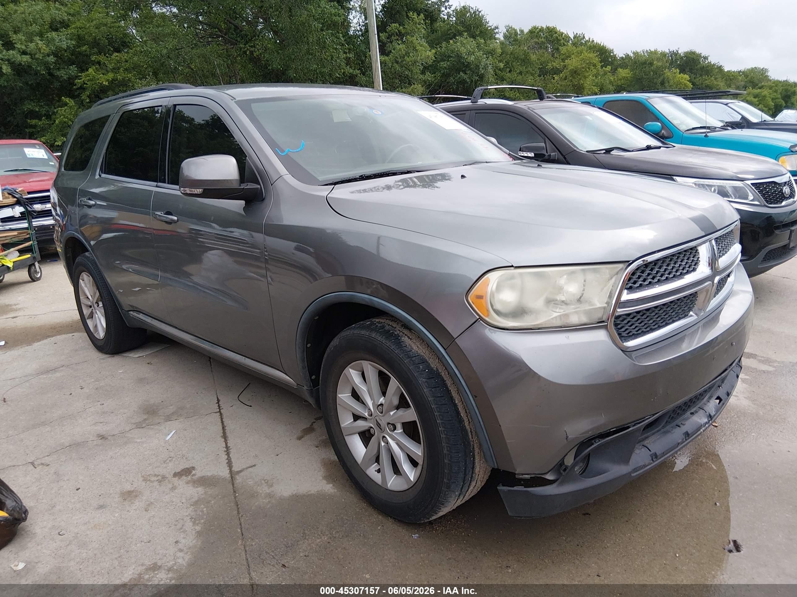 2012 Dodge Durango Crew Blue vin: 1C4RDHDG2CC285613