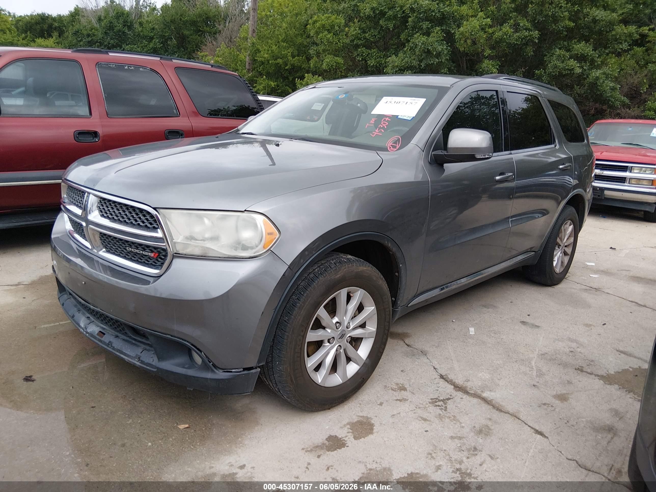 2012 Dodge Durango Crew Blue vin: 1C4RDHDG2CC285613