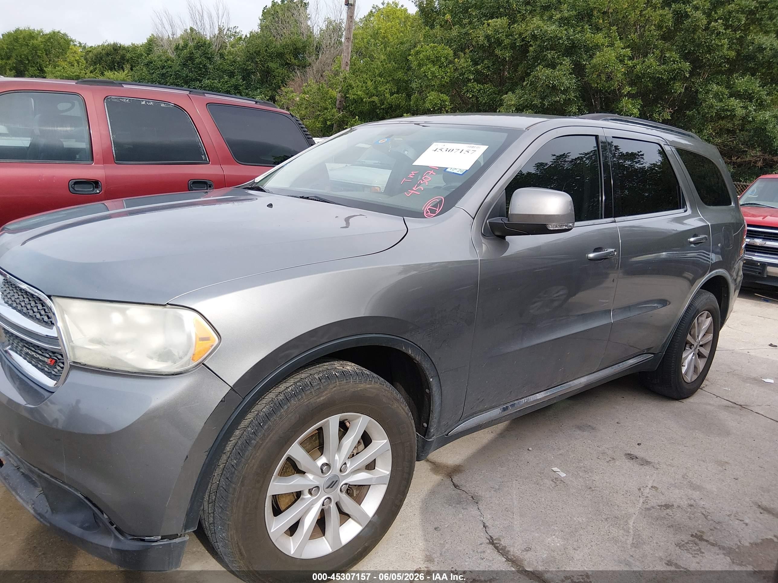 2012 Dodge Durango Crew Blue vin: 1C4RDHDG2CC285613