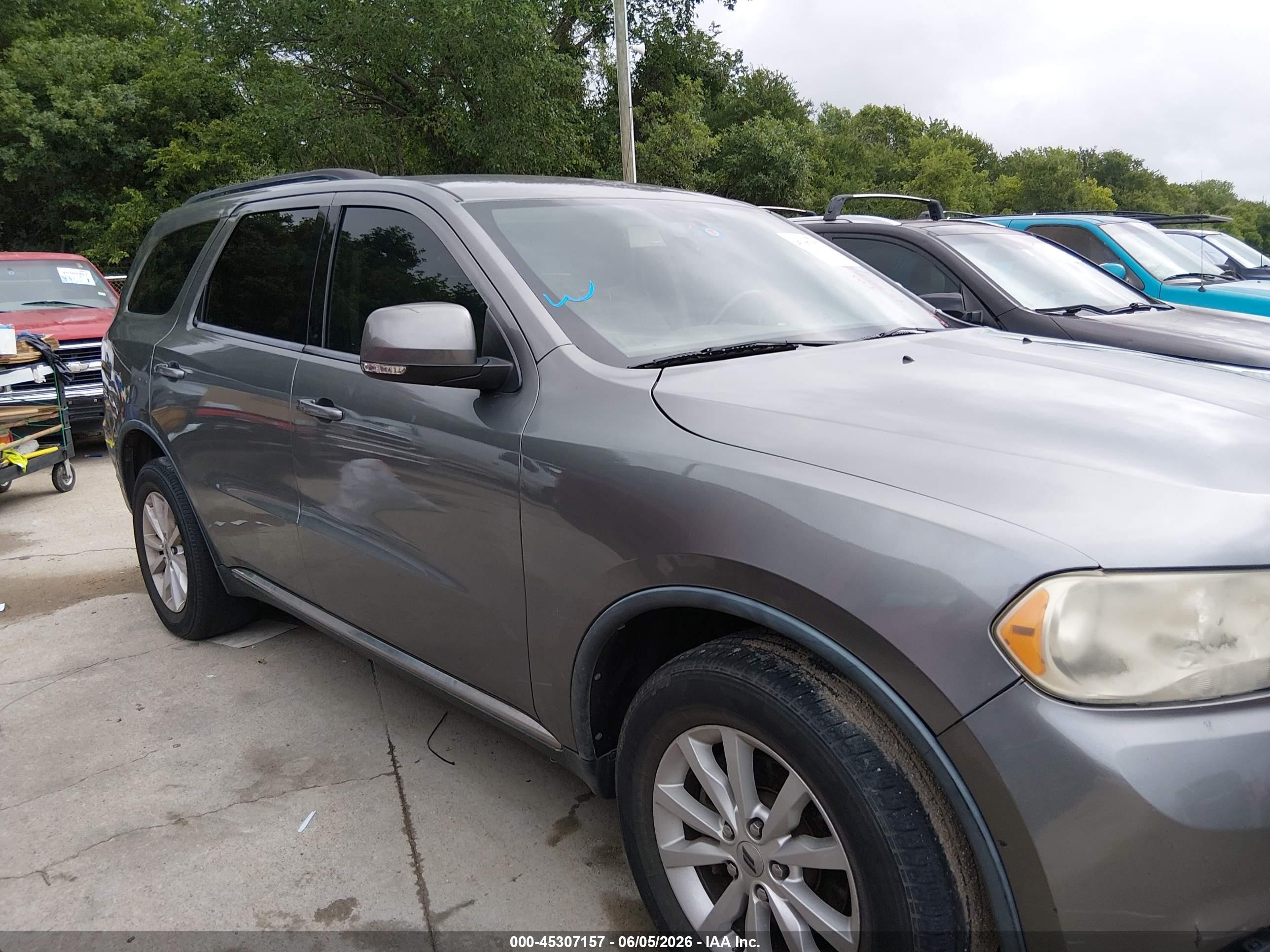 2012 Dodge Durango Crew Blue vin: 1C4RDHDG2CC285613