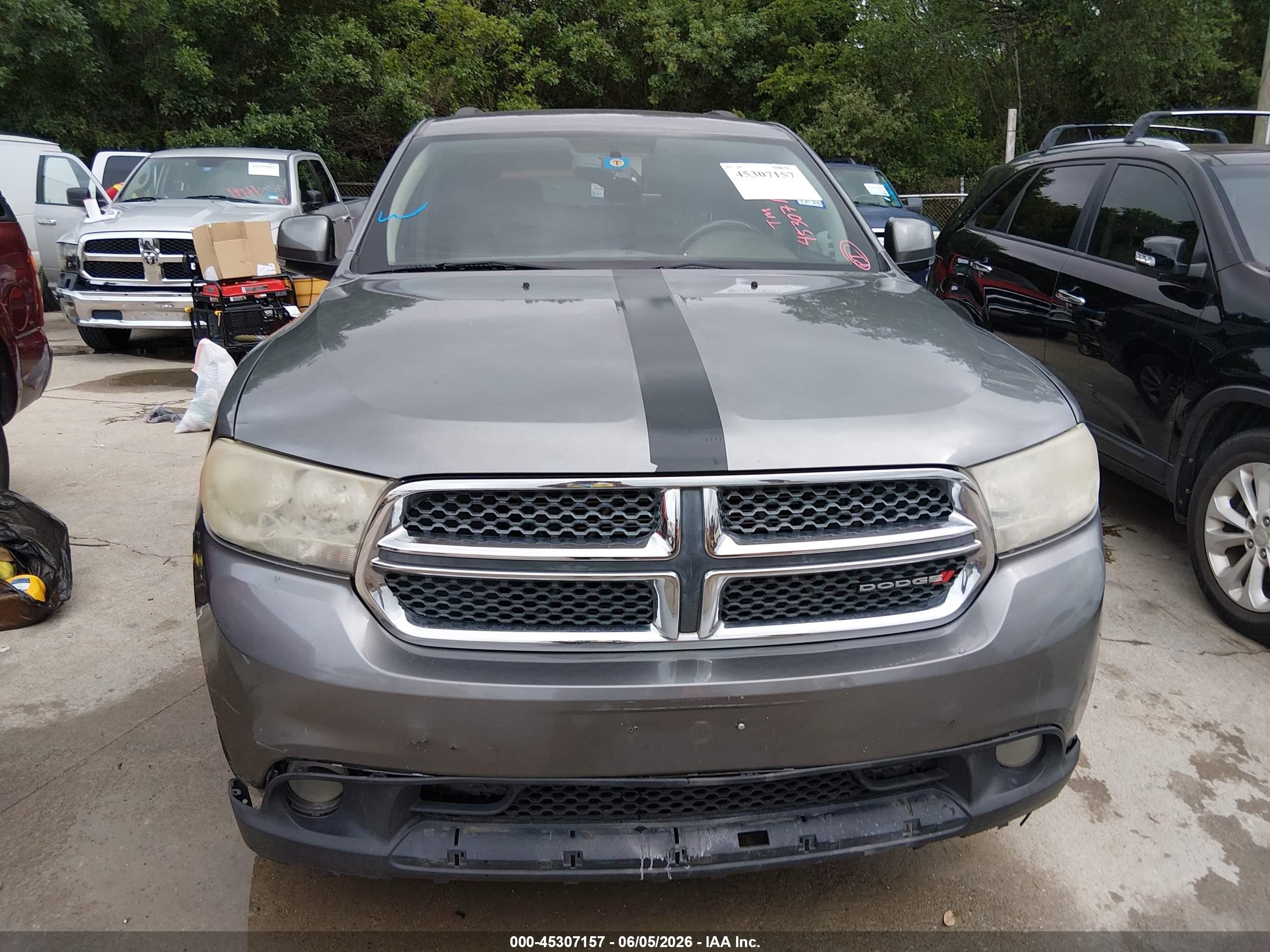 2012 Dodge Durango Crew Blue vin: 1C4RDHDG2CC285613