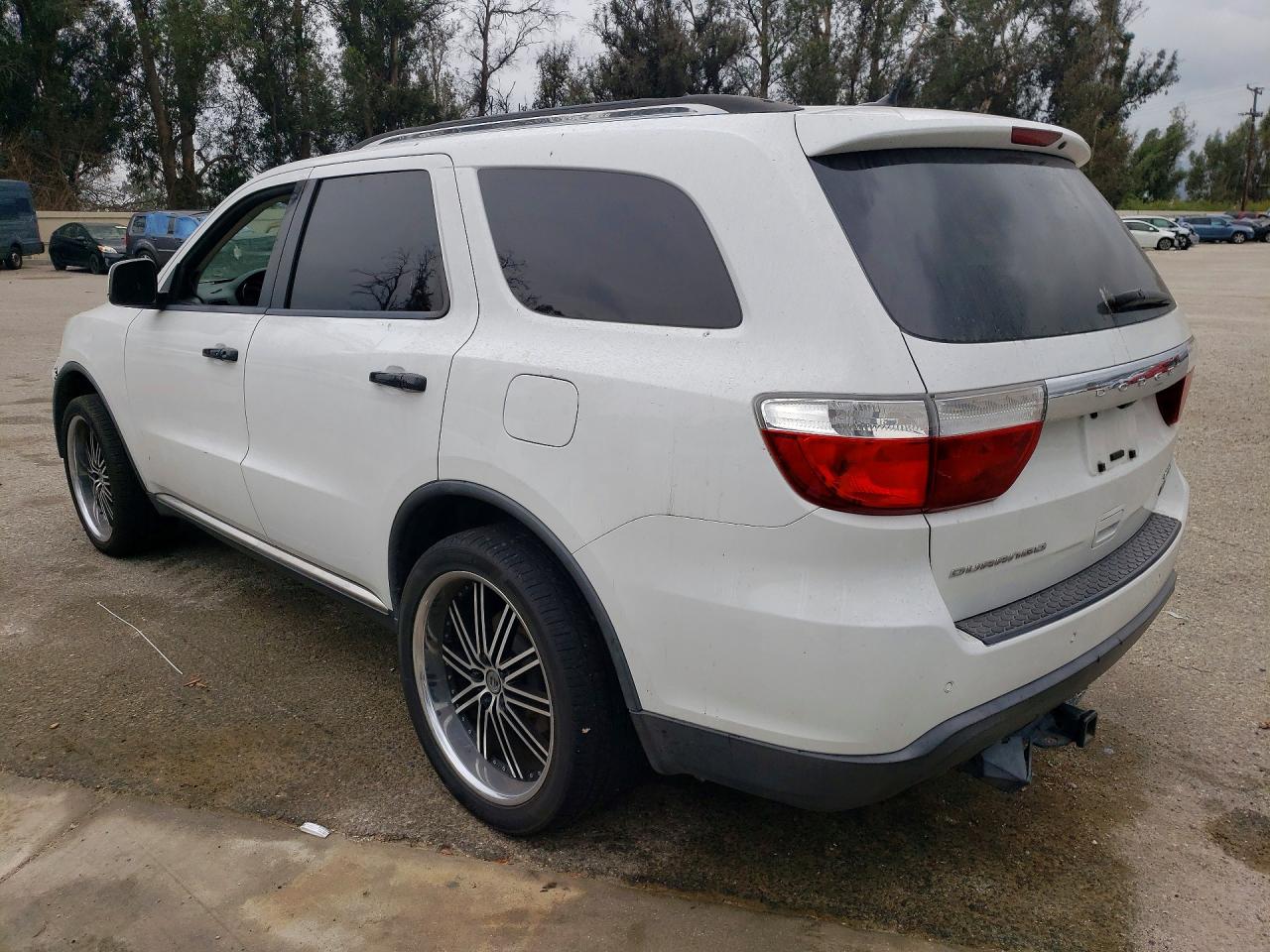 2013 Dodge Durango Crew White vin: 1C4RDHDG2DC665200