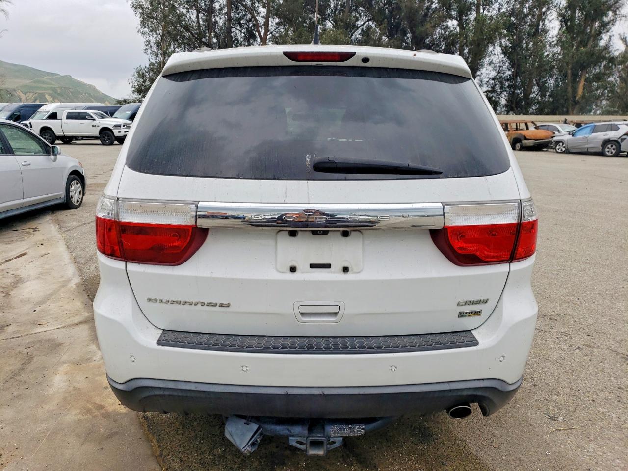 2013 Dodge Durango Crew White vin: 1C4RDHDG2DC665200