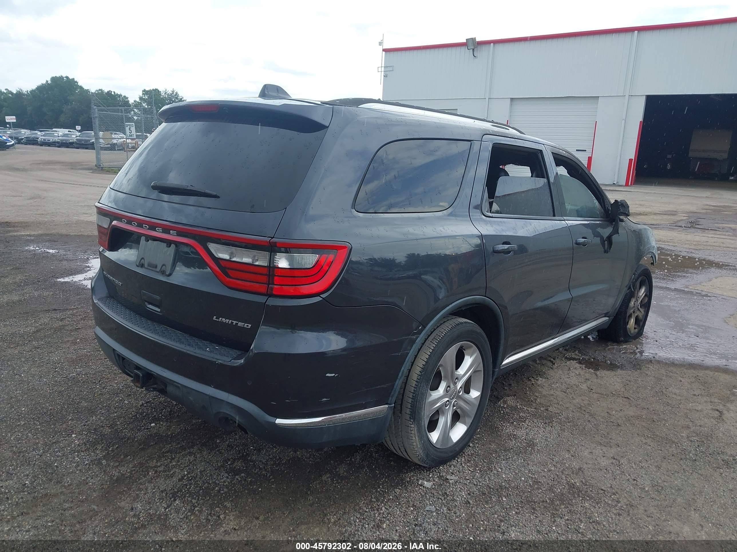 2014 Dodge Durango Limited Gray vin: 1C4RDHDG2EC446058