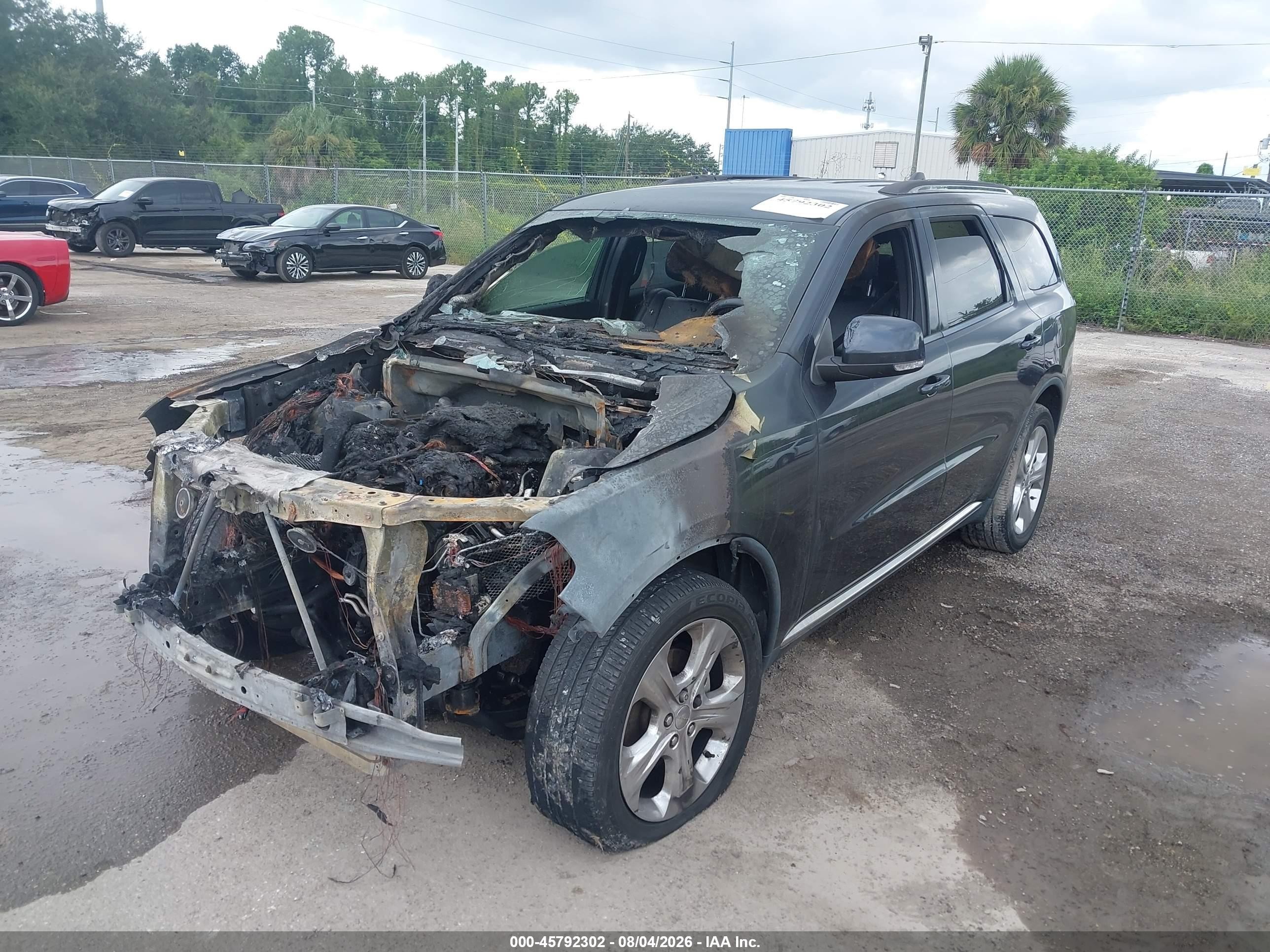 2014 Dodge Durango Limited Gray vin: 1C4RDHDG2EC446058