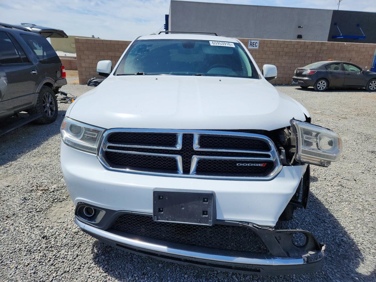 2014 Dodge Durango Limited White vin: 1C4RDHDG2EC455004