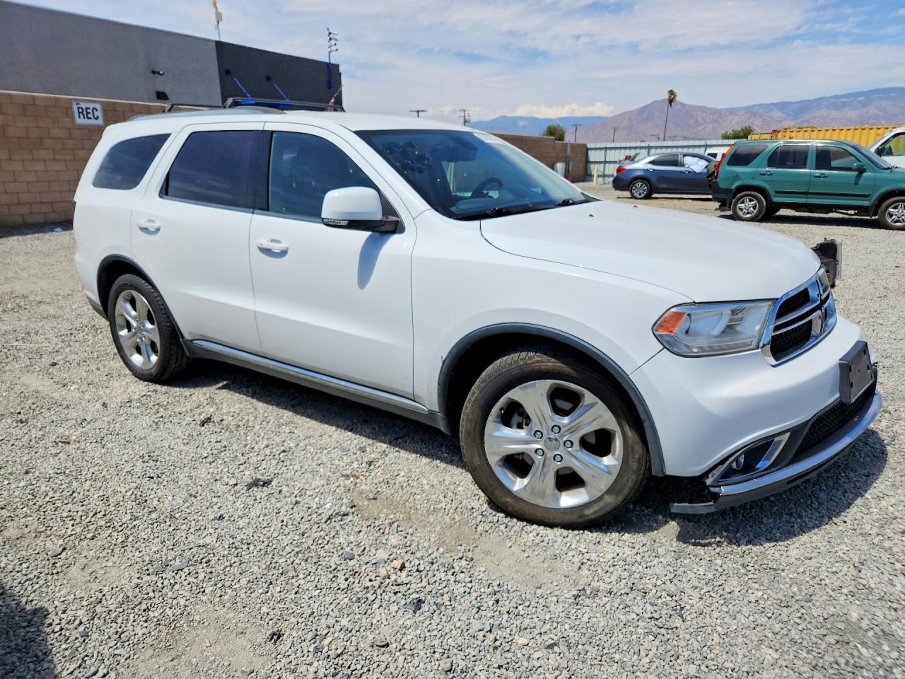 2014 Dodge Durango Limited White vin: 1C4RDHDG2EC455004