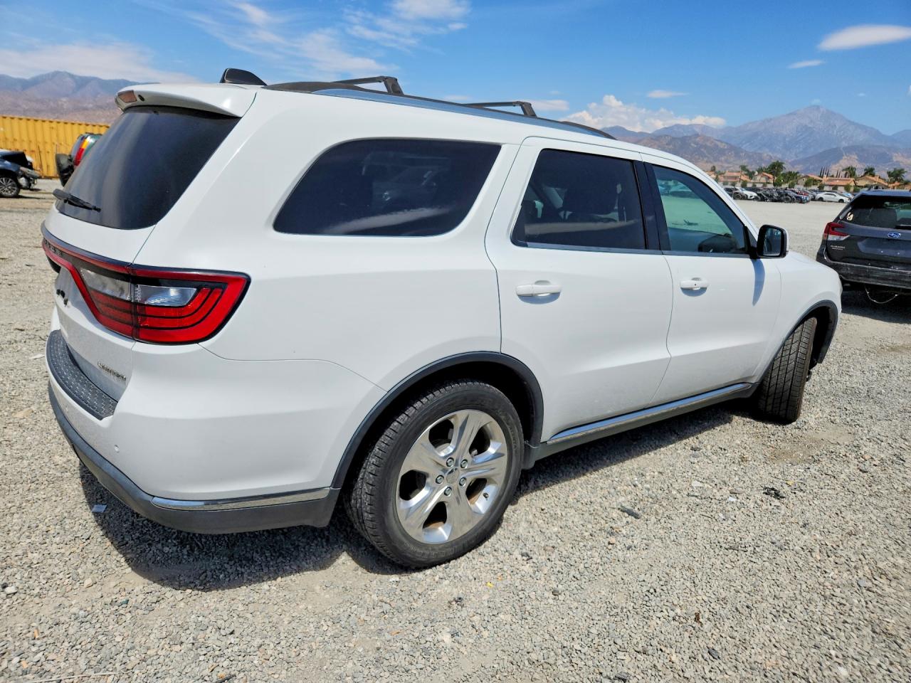2014 Dodge Durango Limited White vin: 1C4RDHDG2EC455004