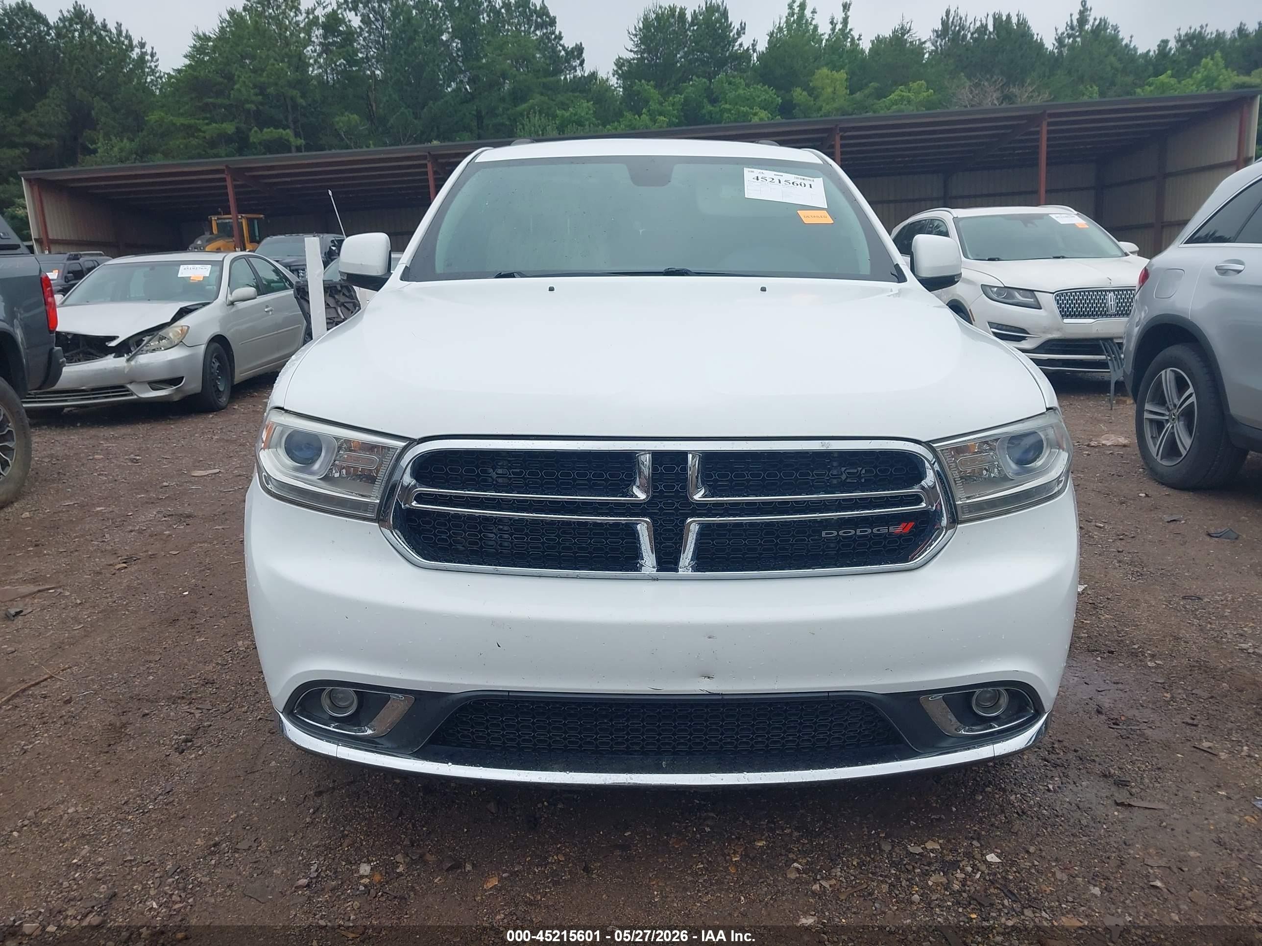 2014 Dodge Durango Limited White vin: 1C4RDHDG2EC979477