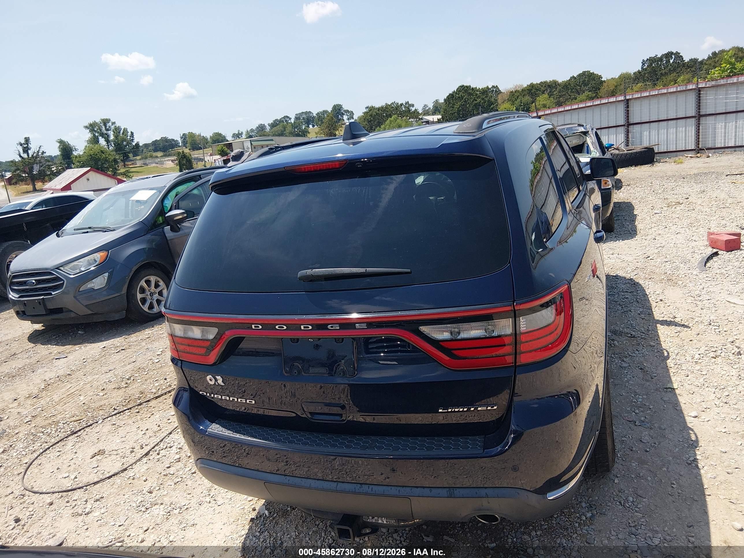2015 Dodge Durango Limited Черный vin: 1C4RDHDG2FC153746