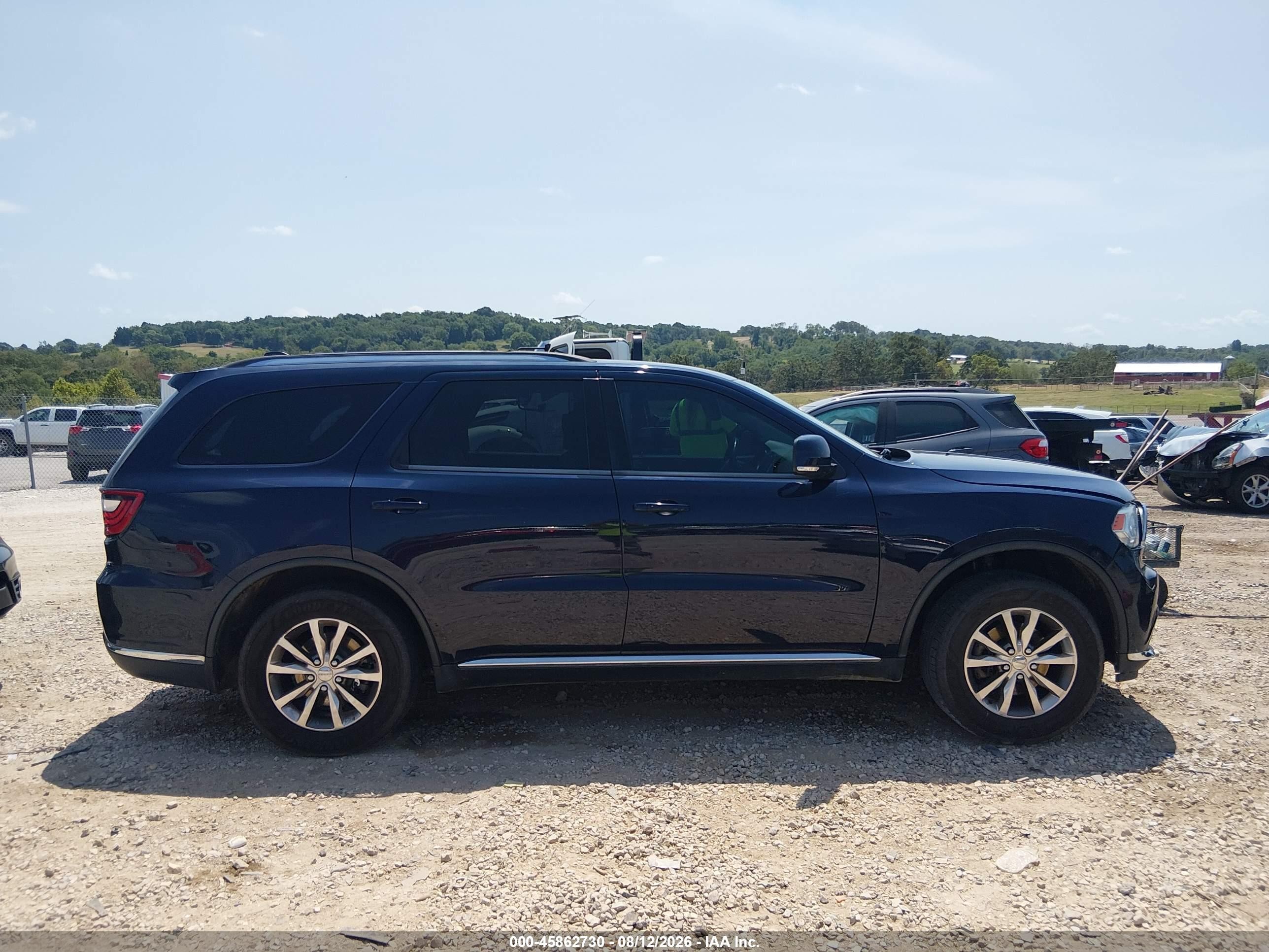 2015 Dodge Durango Limited Черный vin: 1C4RDHDG2FC153746