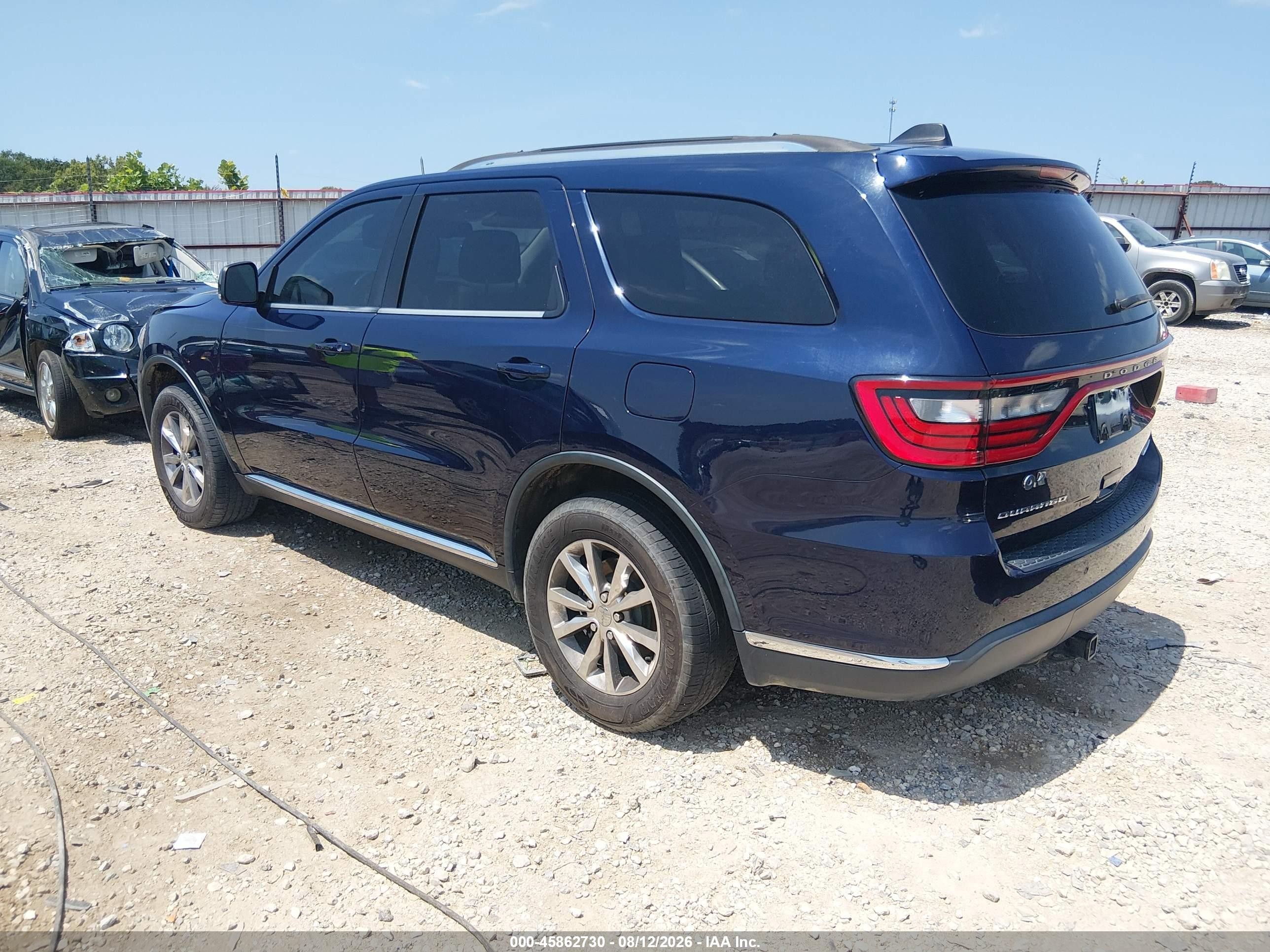 2015 Dodge Durango Limited Черный vin: 1C4RDHDG2FC153746