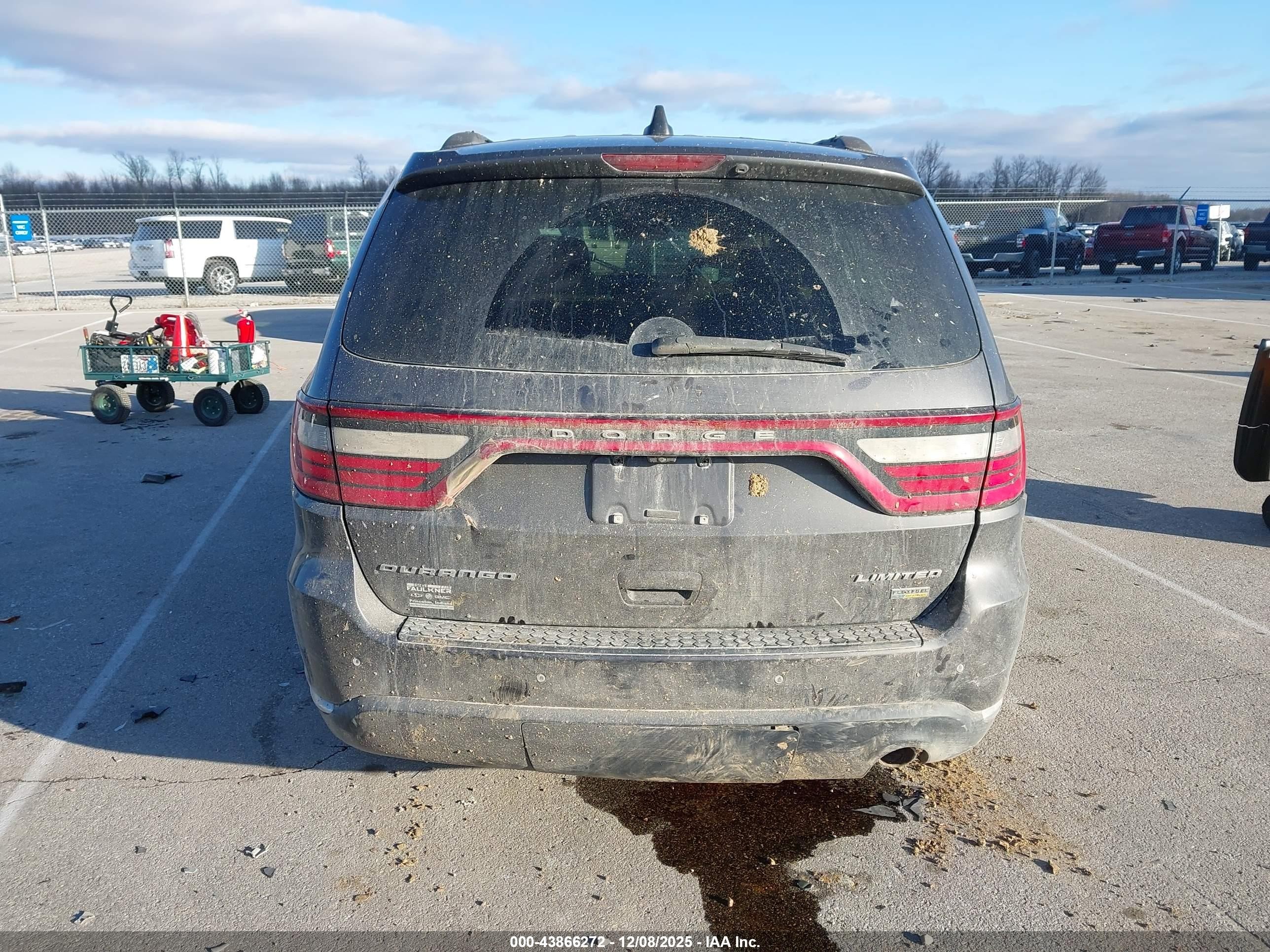 2015 Dodge Durango Limited Gray vin: 1C4RDHDG2FC200628