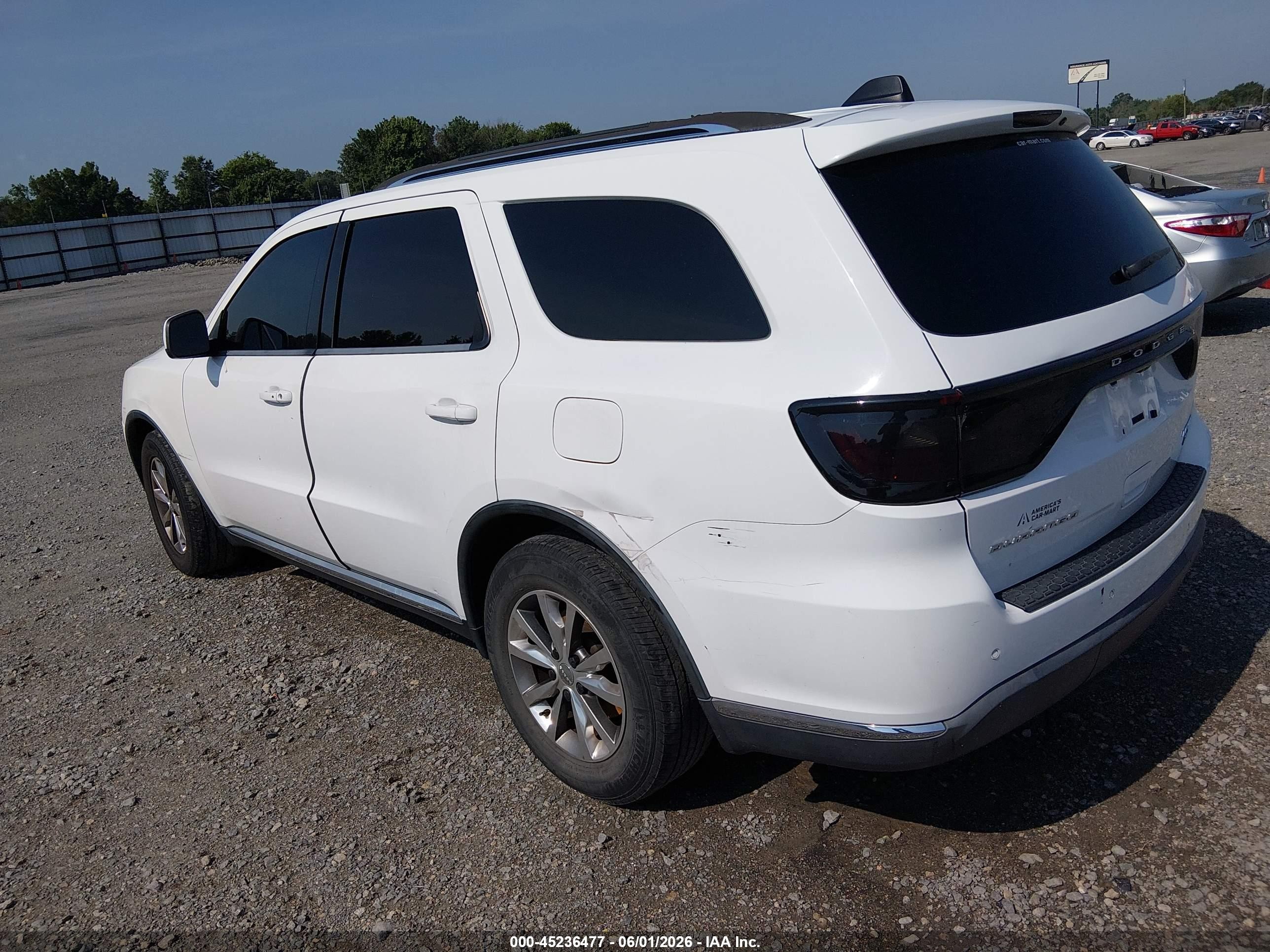 2015 Dodge Durango Limited White vin: 1C4RDHDG2FC740299