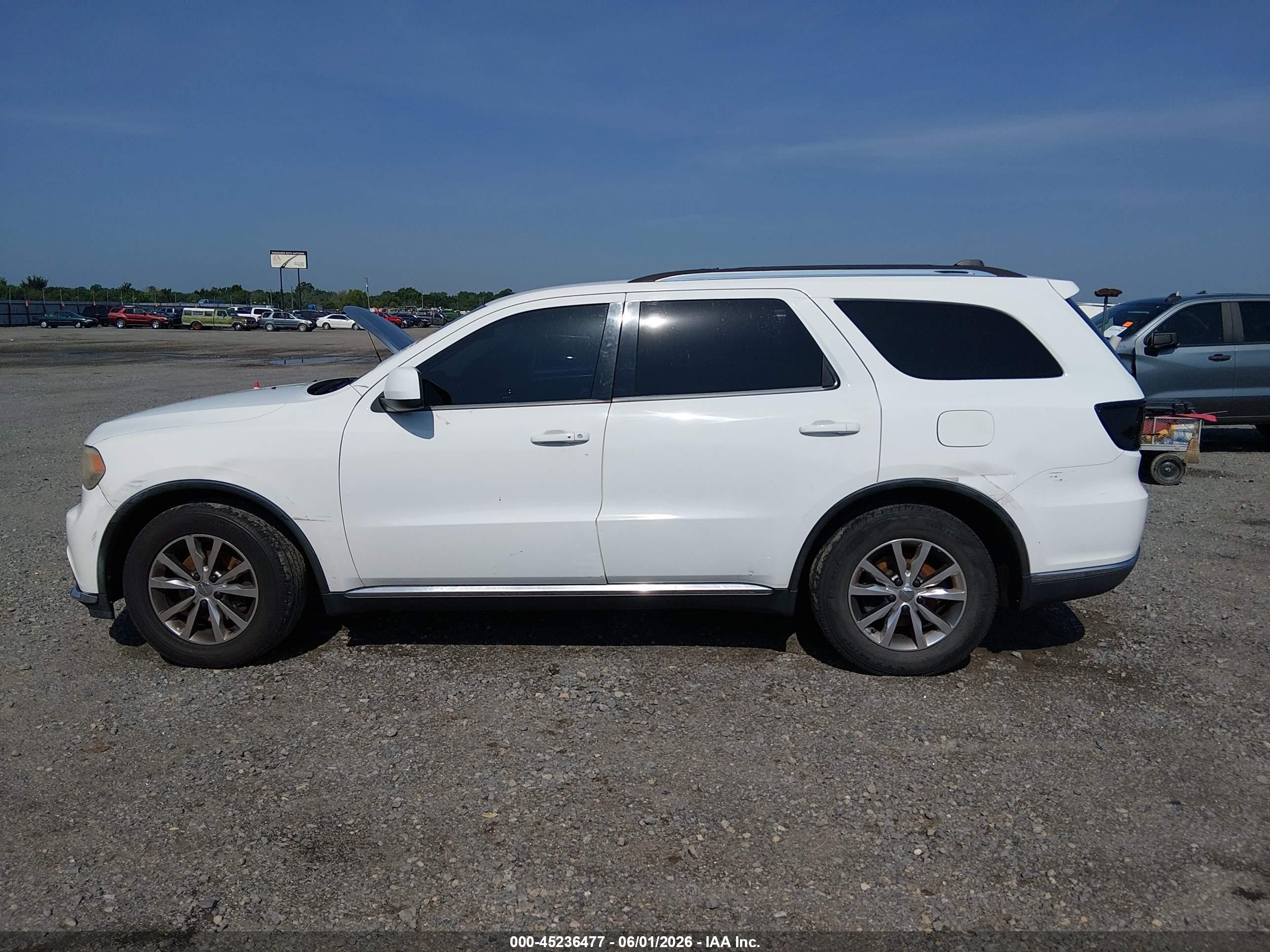 2015 Dodge Durango Limited White vin: 1C4RDHDG2FC740299