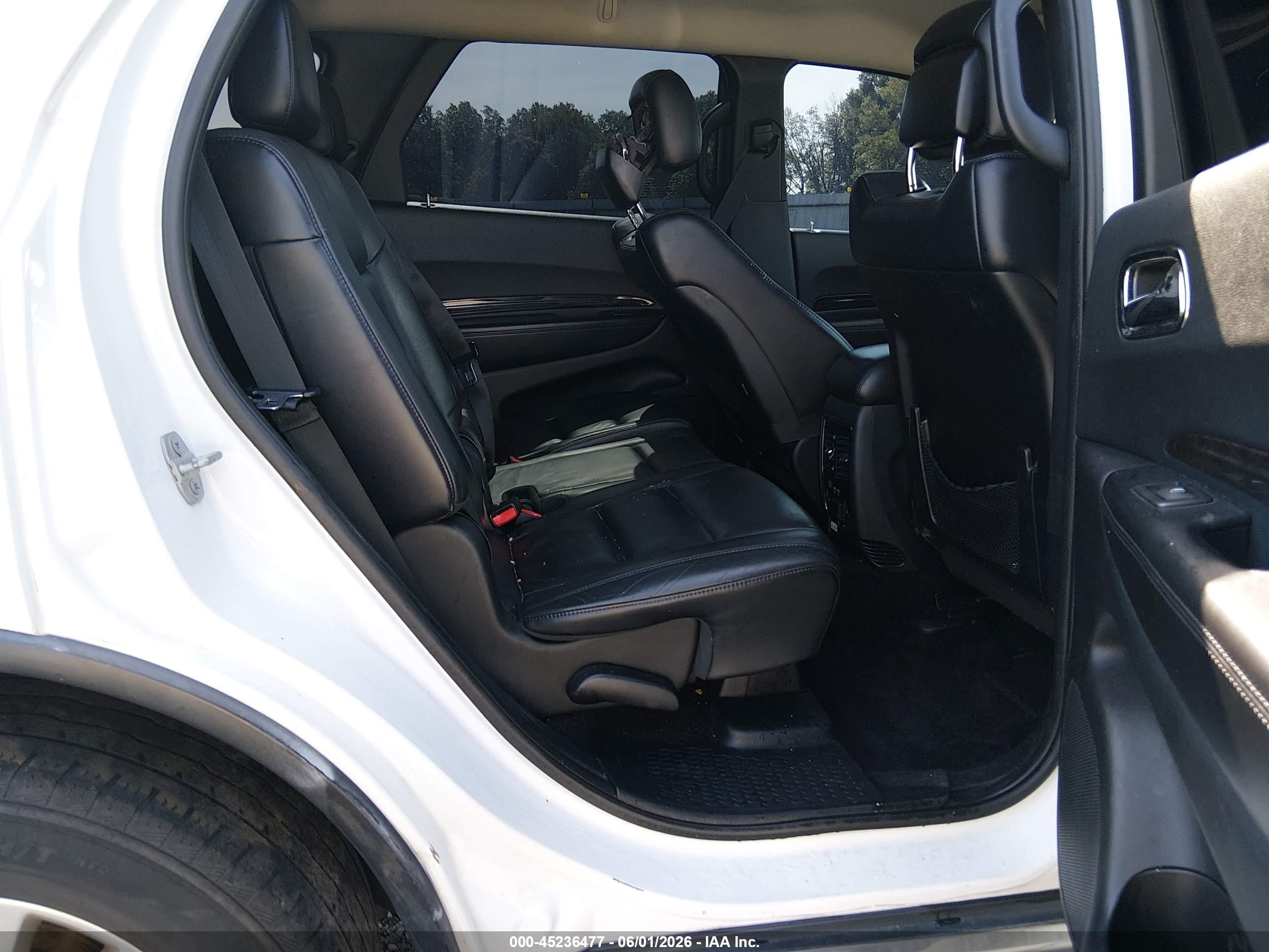 2015 Dodge Durango Limited White vin: 1C4RDHDG2FC740299