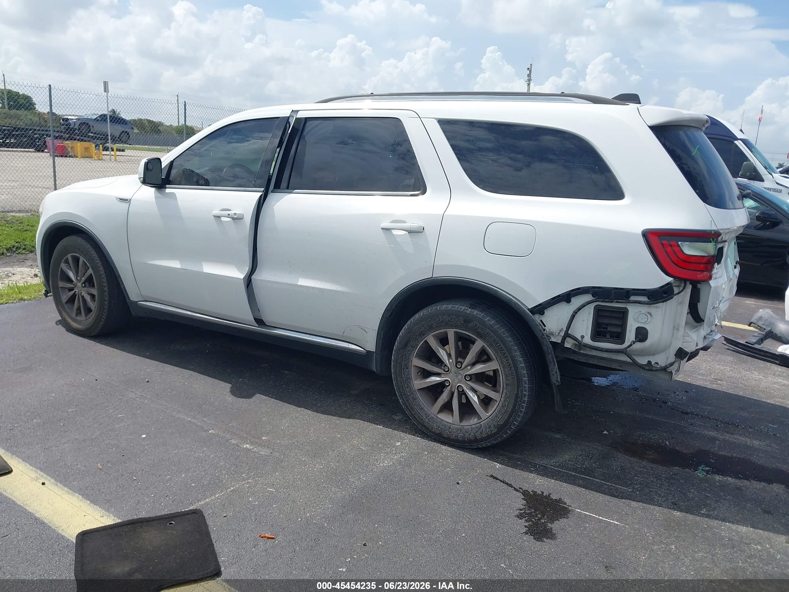 2015 Dodge Durango Limited White vin: 1C4RDHDG2FC770726