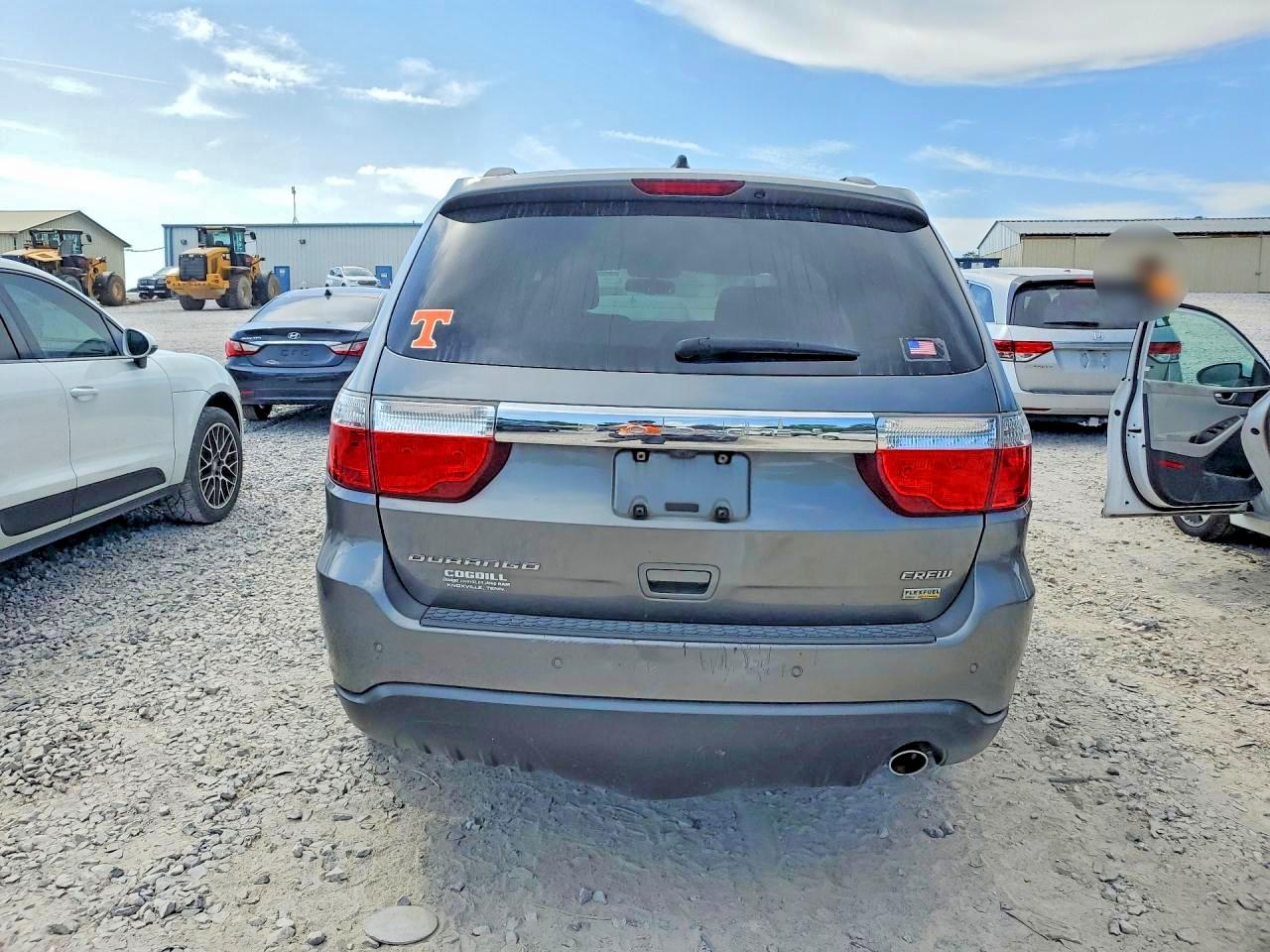 2012 Dodge Durango Crew Серебряный vin: 1C4RDHDG3CC153511