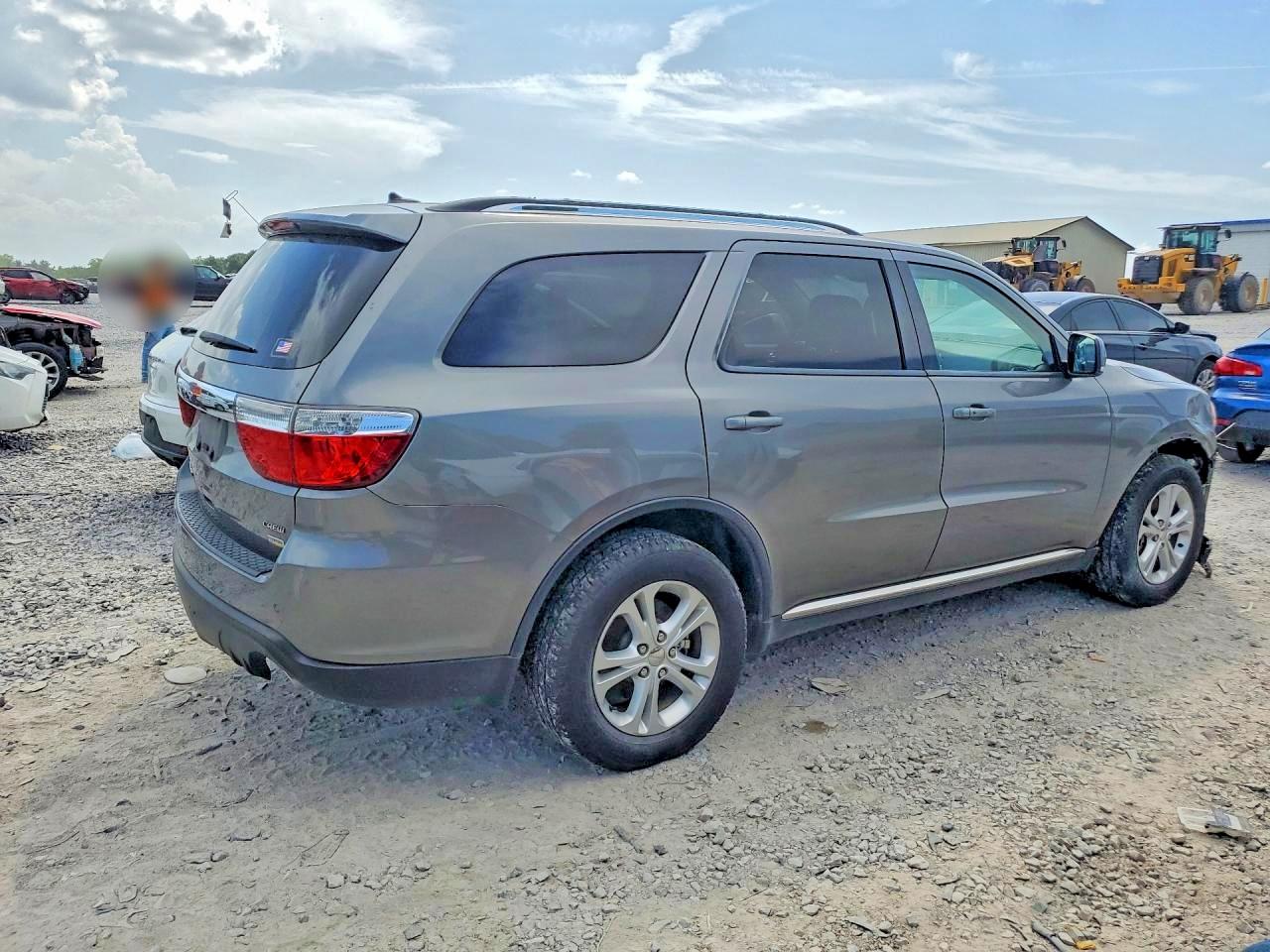 2012 Dodge Durango Crew Серебряный vin: 1C4RDHDG3CC153511