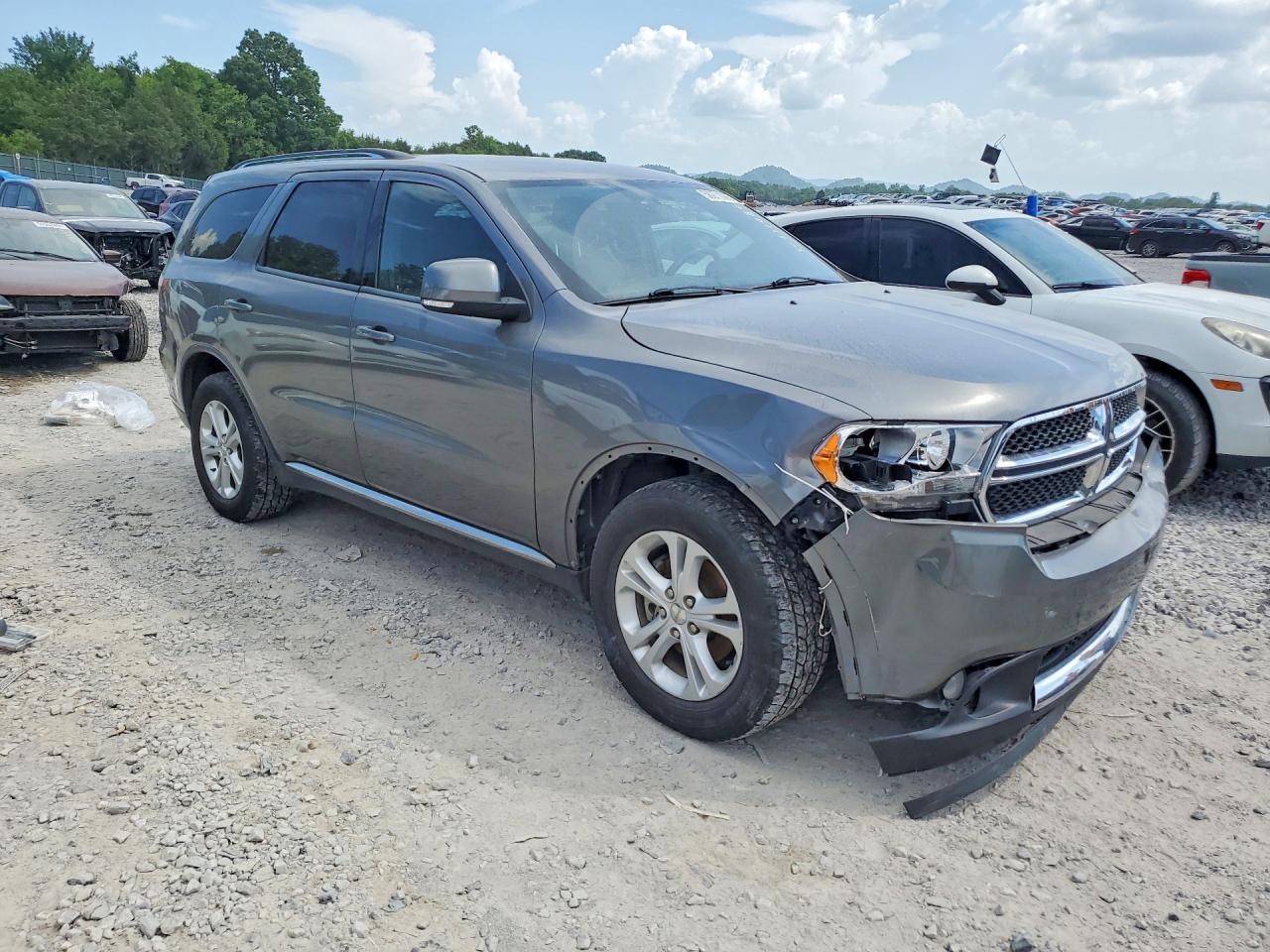 2012 Dodge Durango Crew Серебряный vin: 1C4RDHDG3CC153511