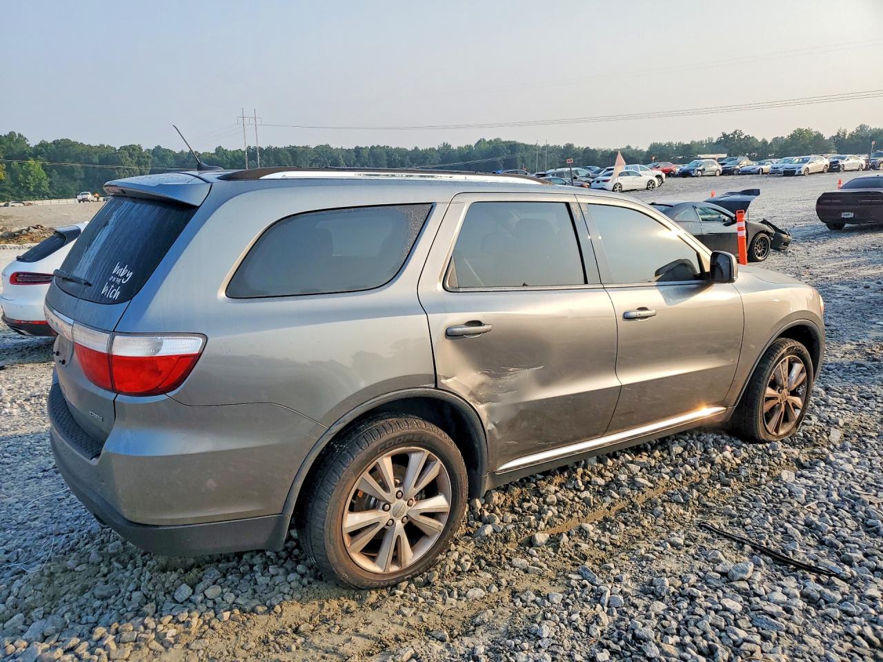 2012 Dodge Durango Crew Gray vin: 1C4RDHDG3CC291713