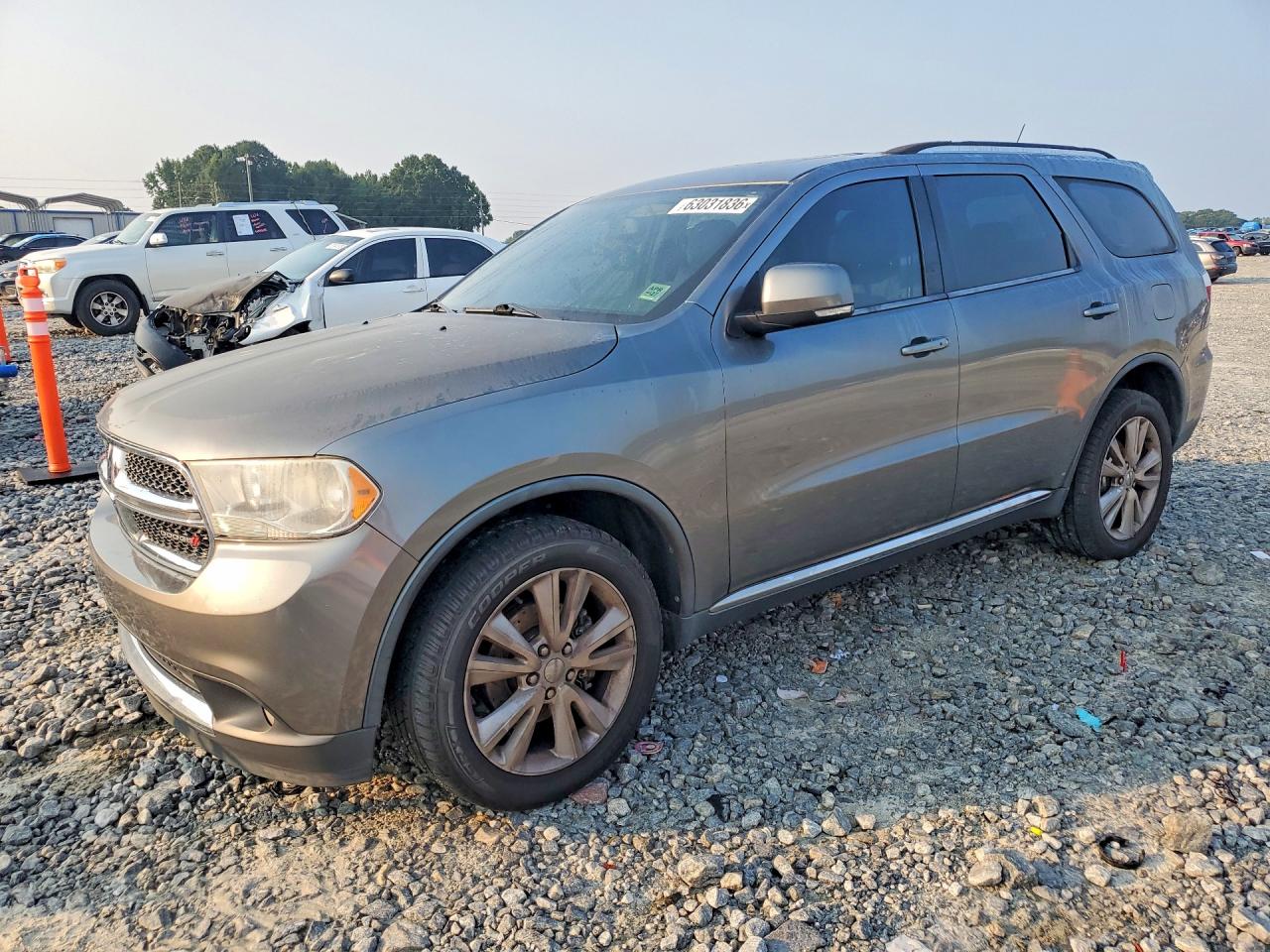 2012 Dodge Durango Crew Gray vin: 1C4RDHDG3CC291713