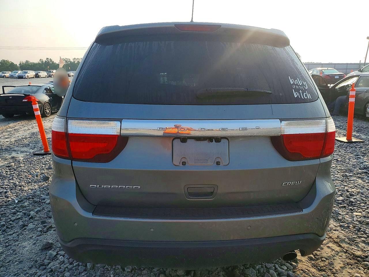 2012 Dodge Durango Crew Gray vin: 1C4RDHDG3CC291713
