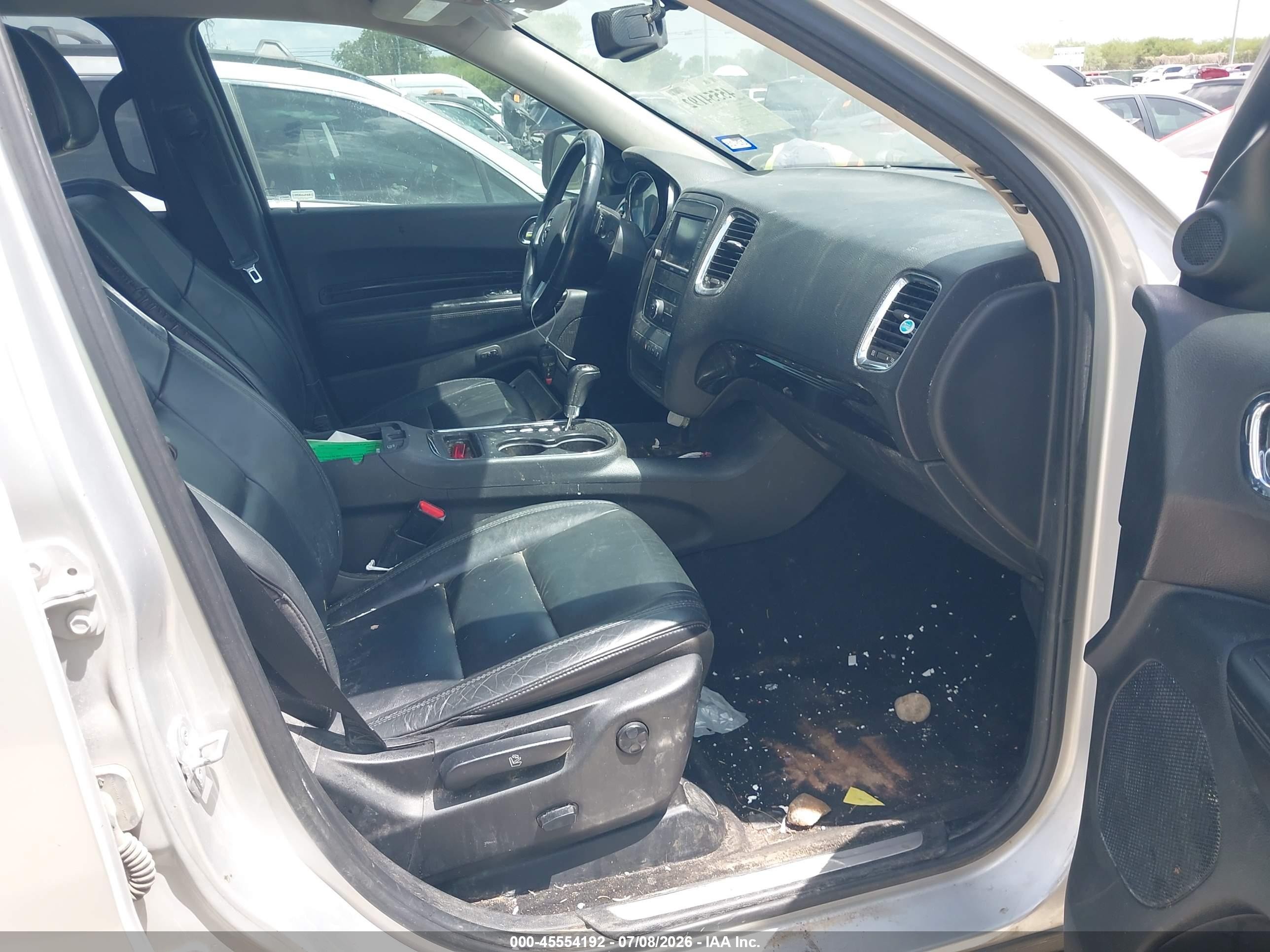 2013 Dodge Durango Crew Silver vin: 1C4RDHDG3DC632741