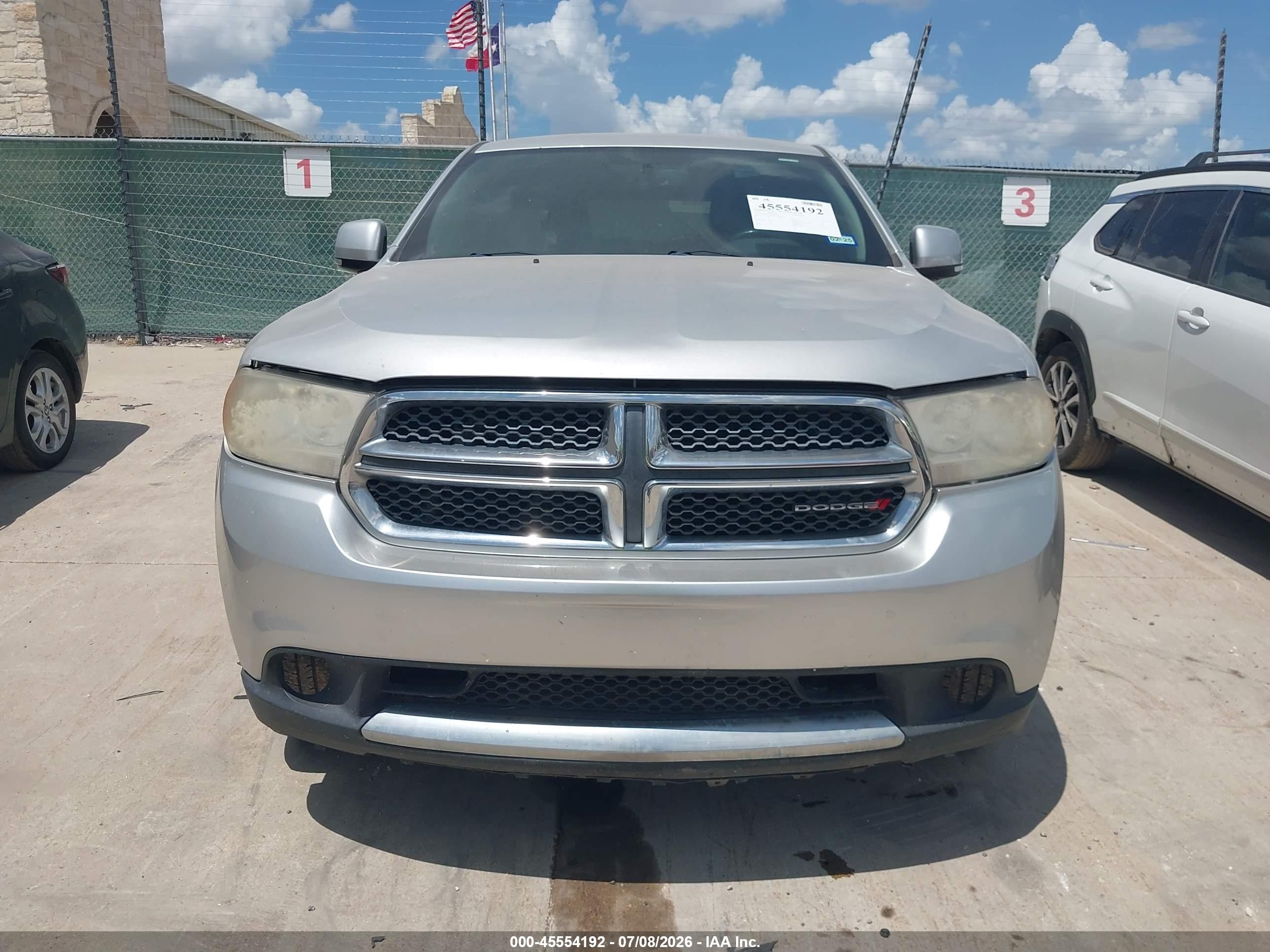 2013 Dodge Durango Crew Silver vin: 1C4RDHDG3DC632741