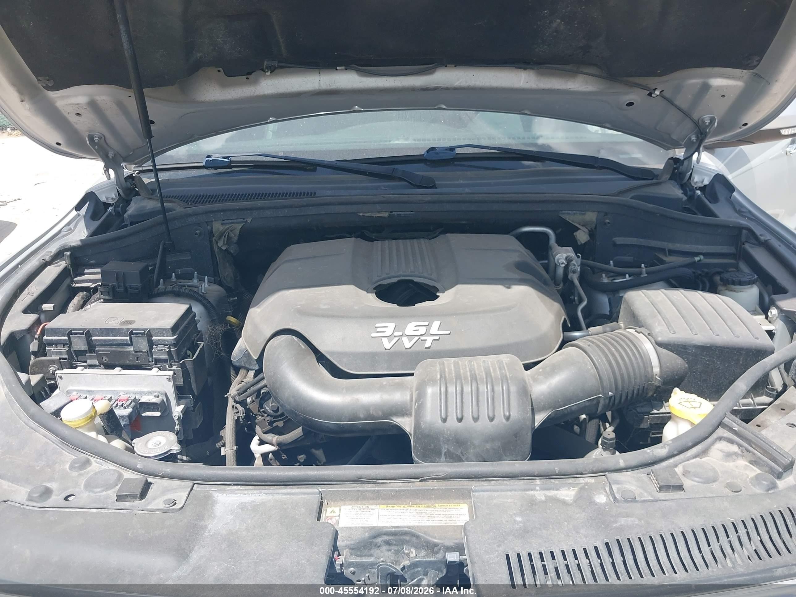 2013 Dodge Durango Crew Silver vin: 1C4RDHDG3DC632741