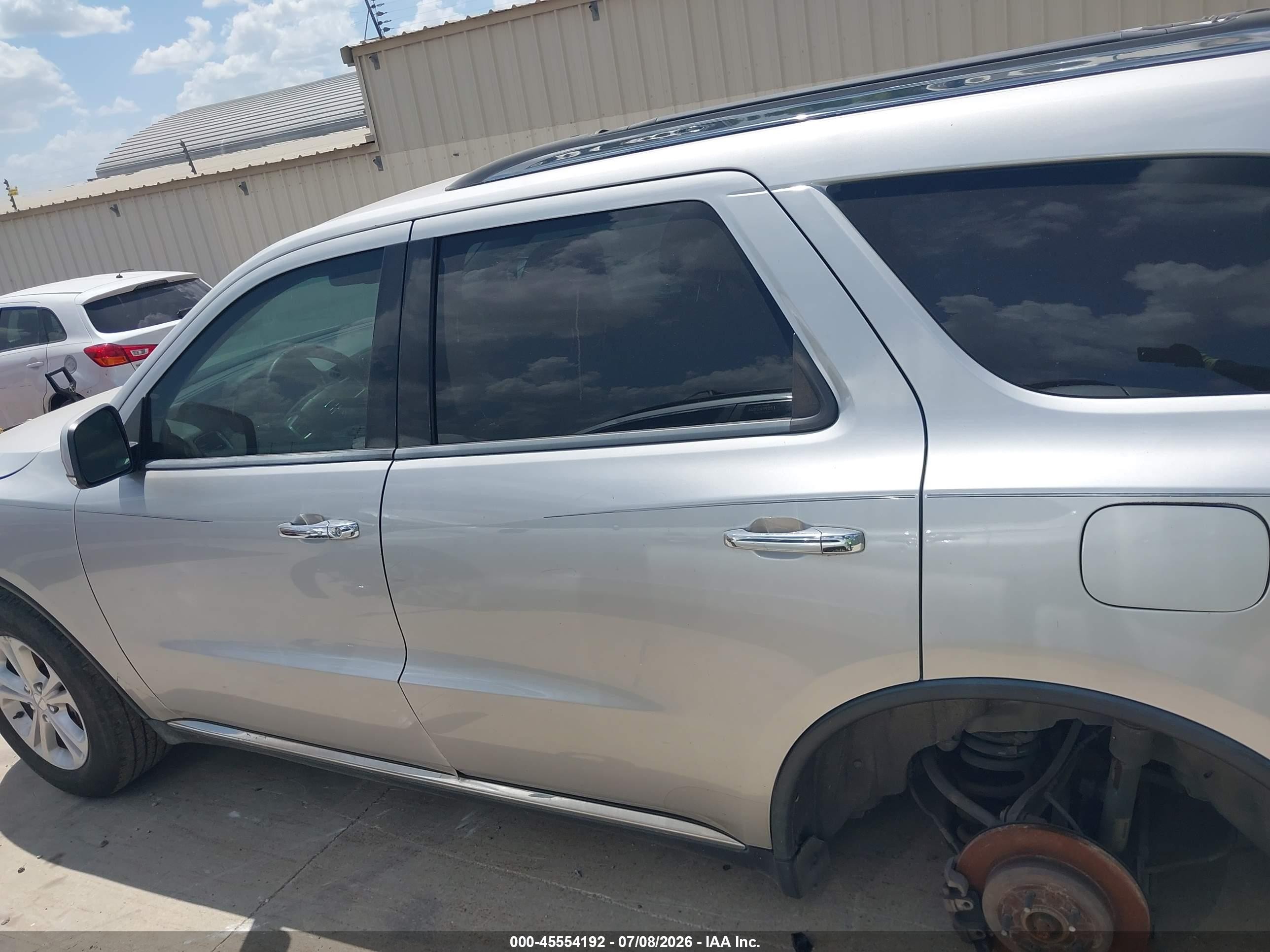 2013 Dodge Durango Crew Silver vin: 1C4RDHDG3DC632741