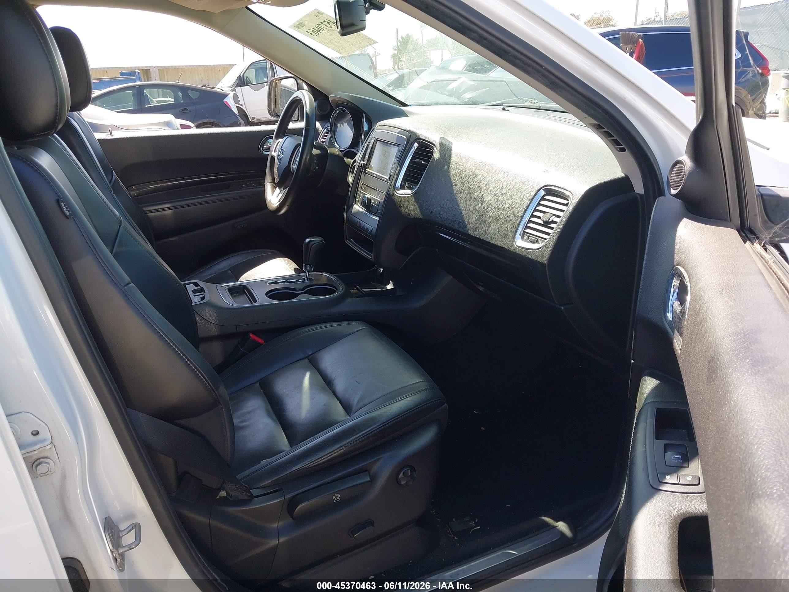 2013 Dodge Durango Crew White vin: 1C4RDHDG3DC677730