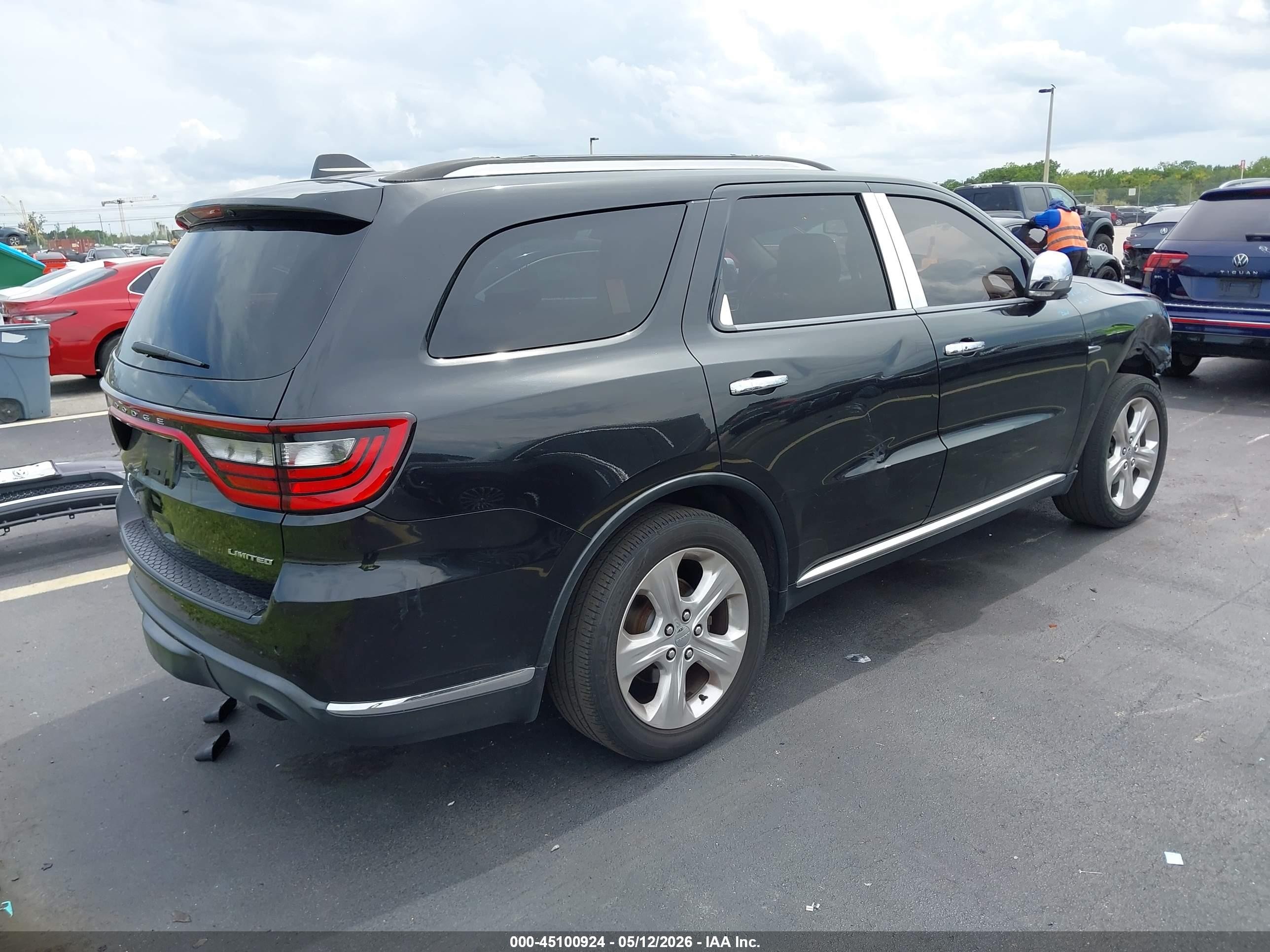 2014 Dodge Durango Limited Black vin: 1C4RDHDG3EC428202