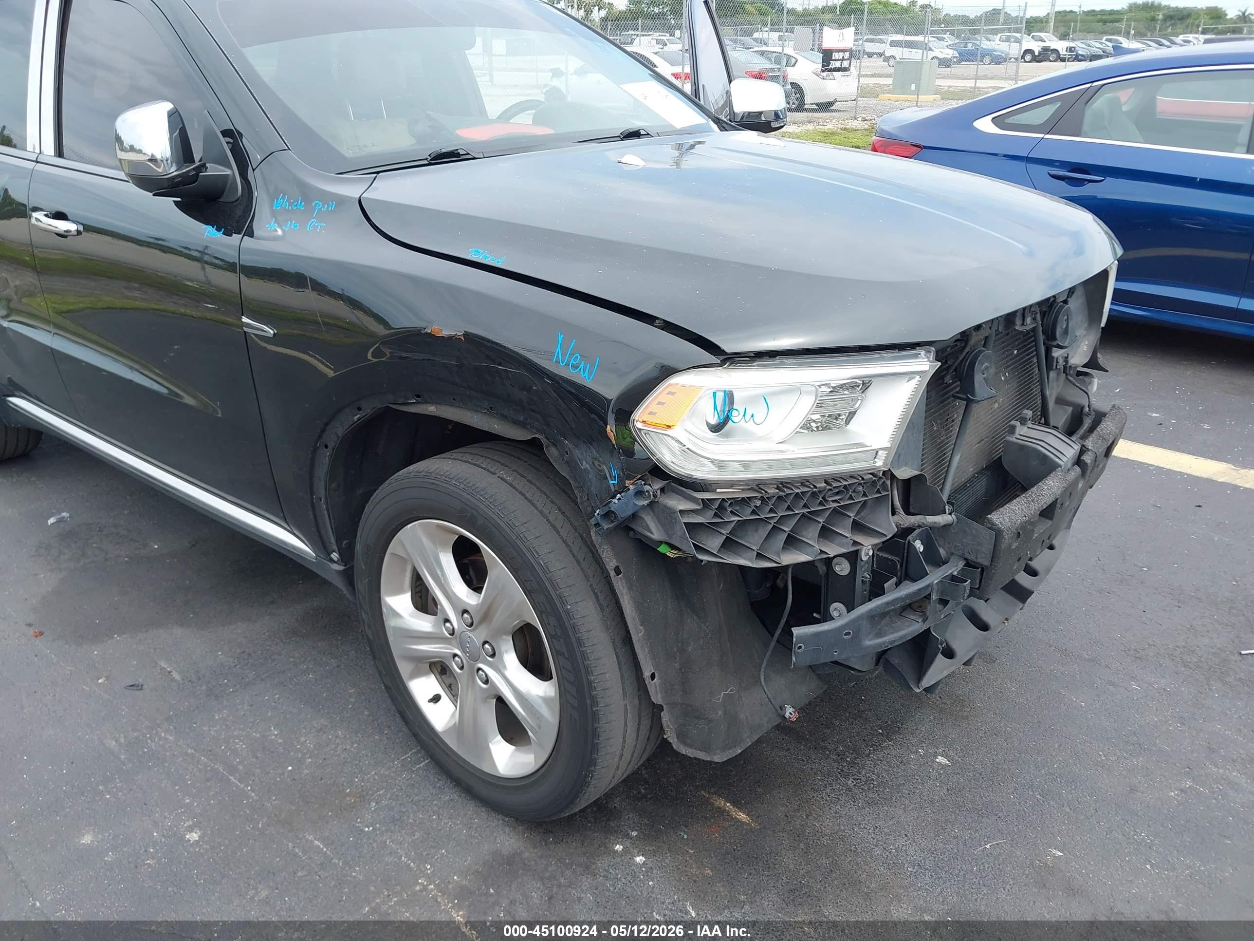 2014 Dodge Durango Limited Black vin: 1C4RDHDG3EC428202