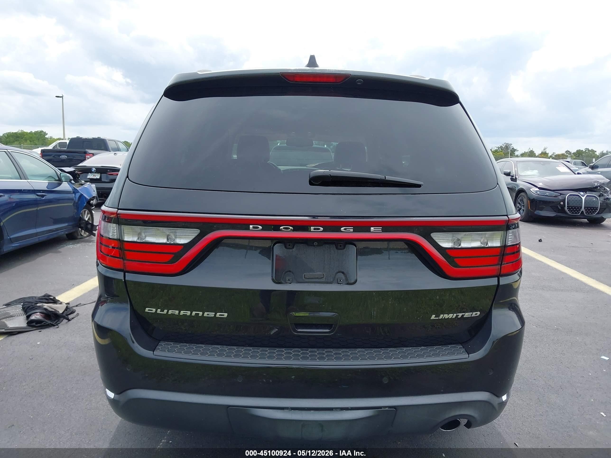 2014 Dodge Durango Limited Black vin: 1C4RDHDG3EC428202