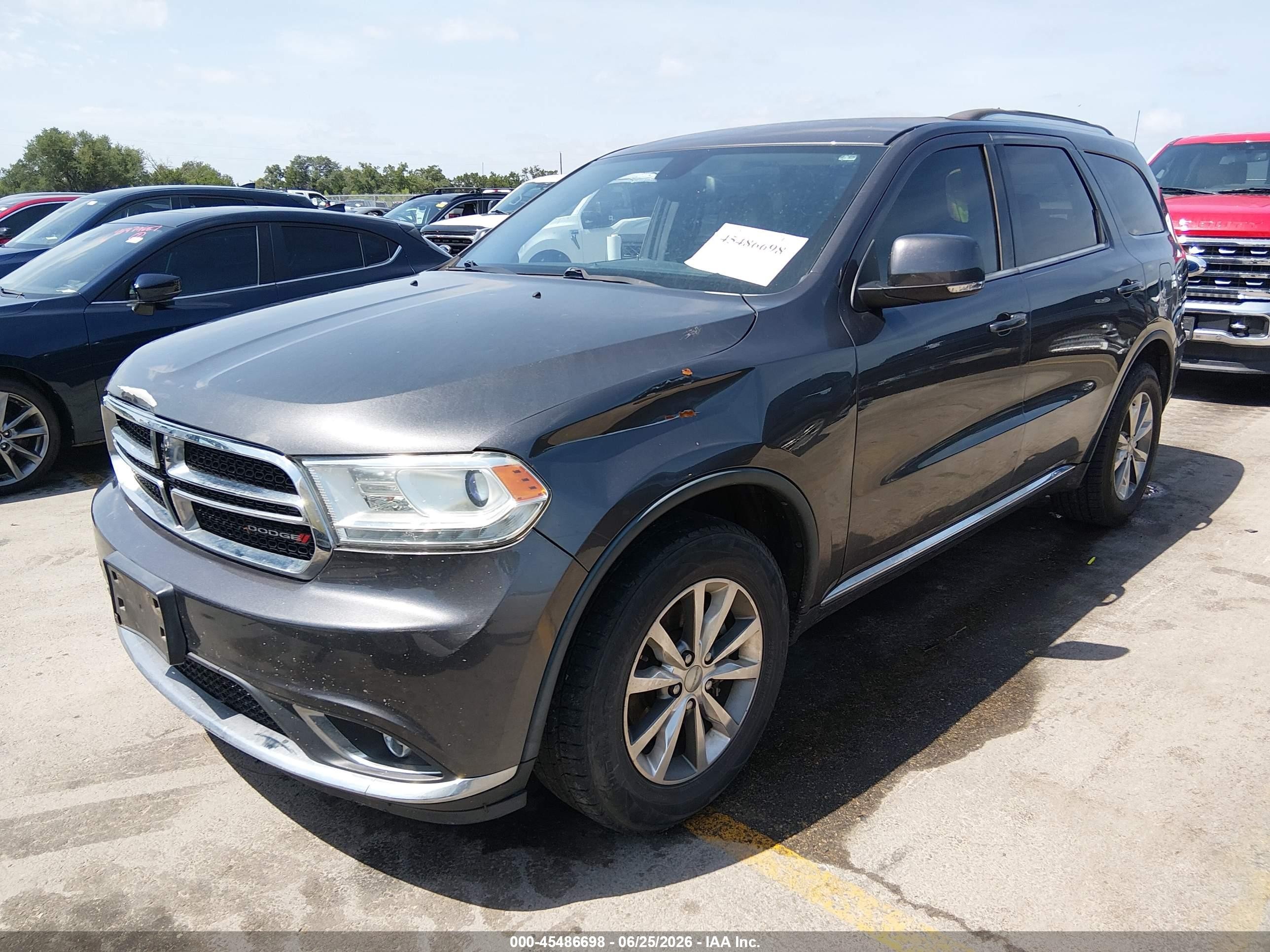 2015 Dodge Durango Limited Gray vin: 1C4RDHDG3FC176355