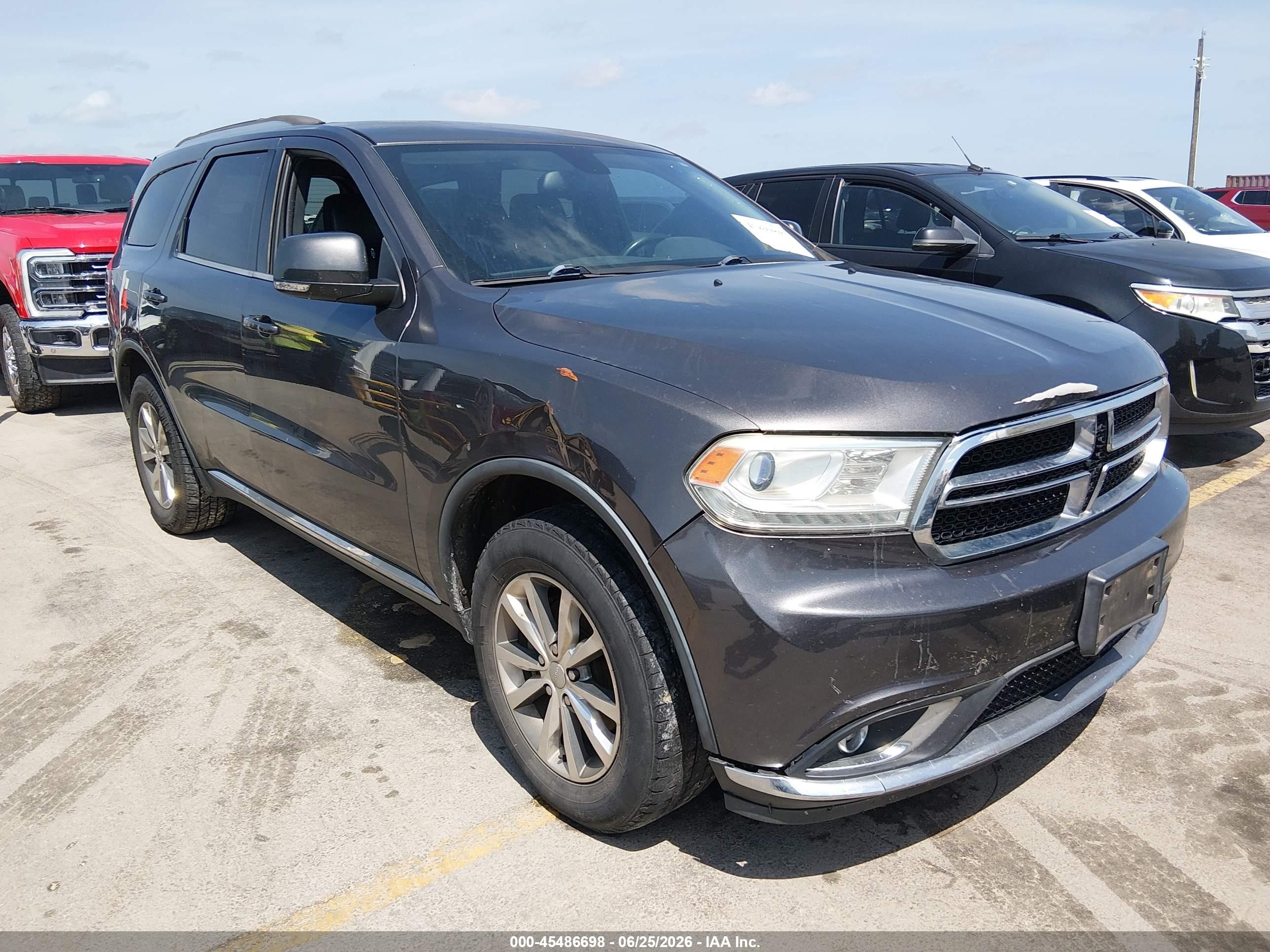 2015 Dodge Durango Limited Gray vin: 1C4RDHDG3FC176355