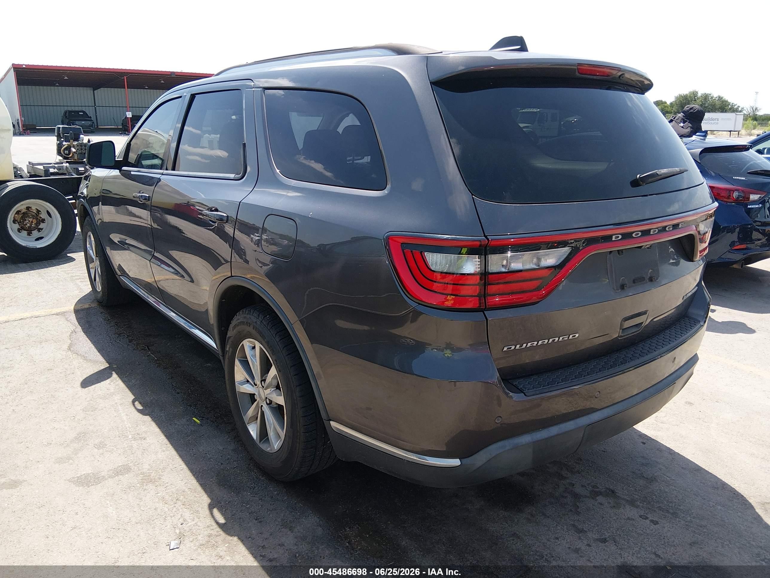 2015 Dodge Durango Limited Gray vin: 1C4RDHDG3FC176355