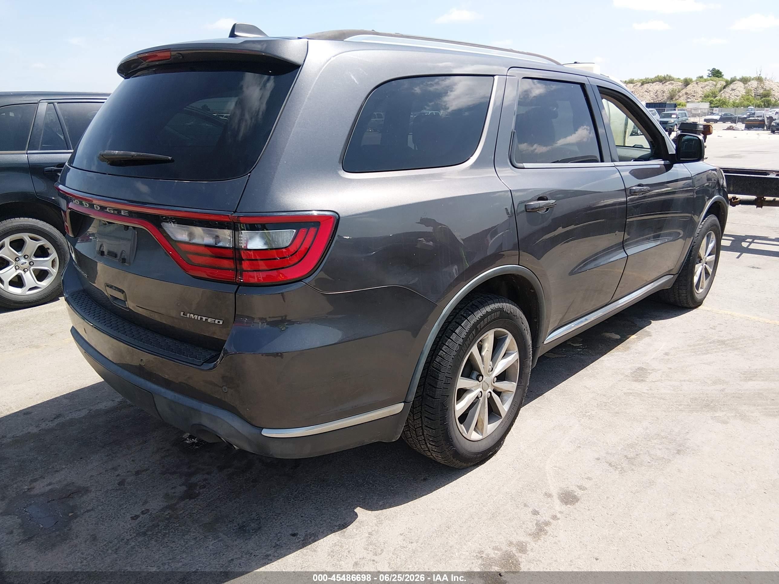 2015 Dodge Durango Limited Gray vin: 1C4RDHDG3FC176355