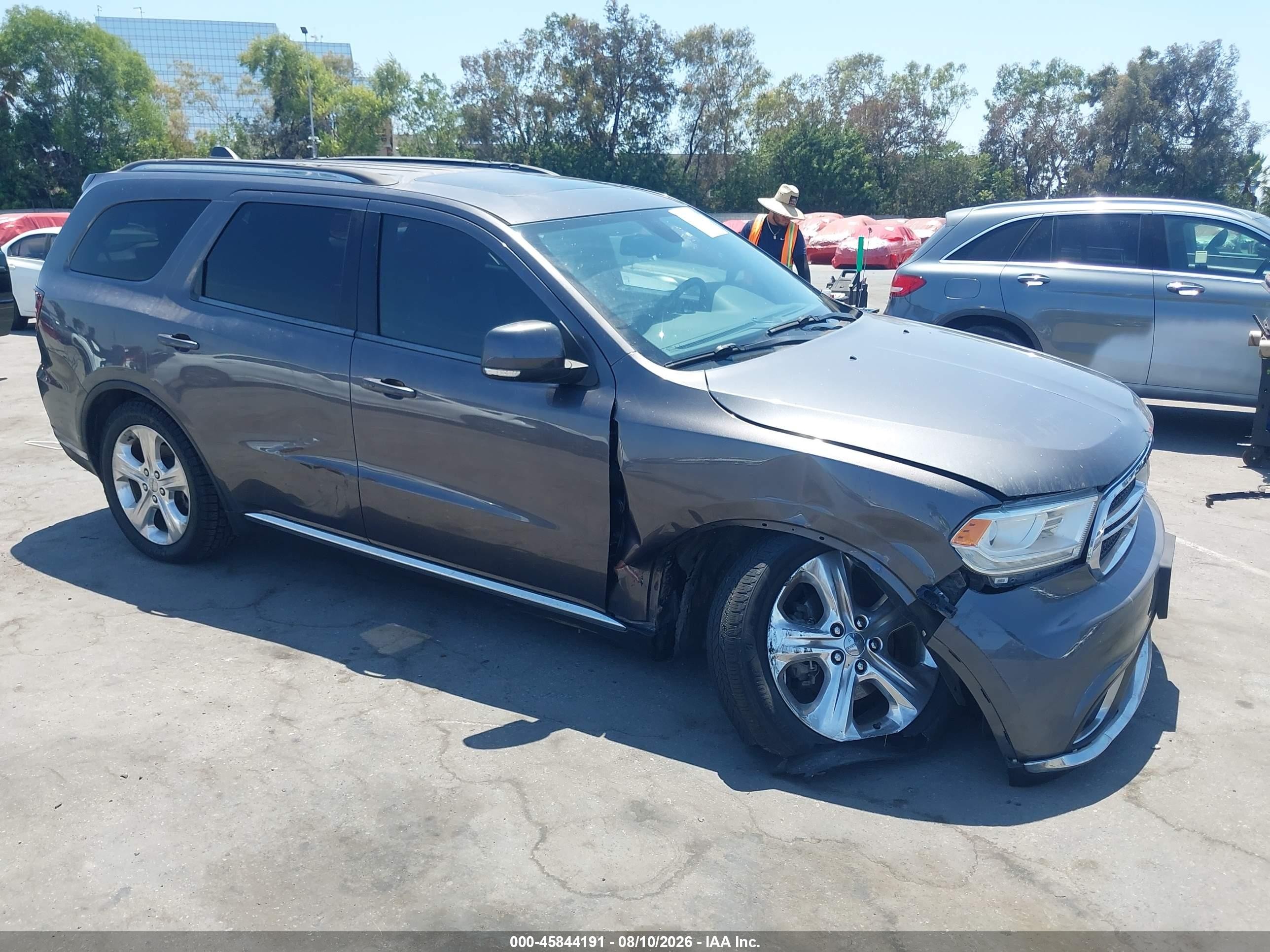 2015 Dodge Durango Limited Gray vin: 1C4RDHDG3FC694983