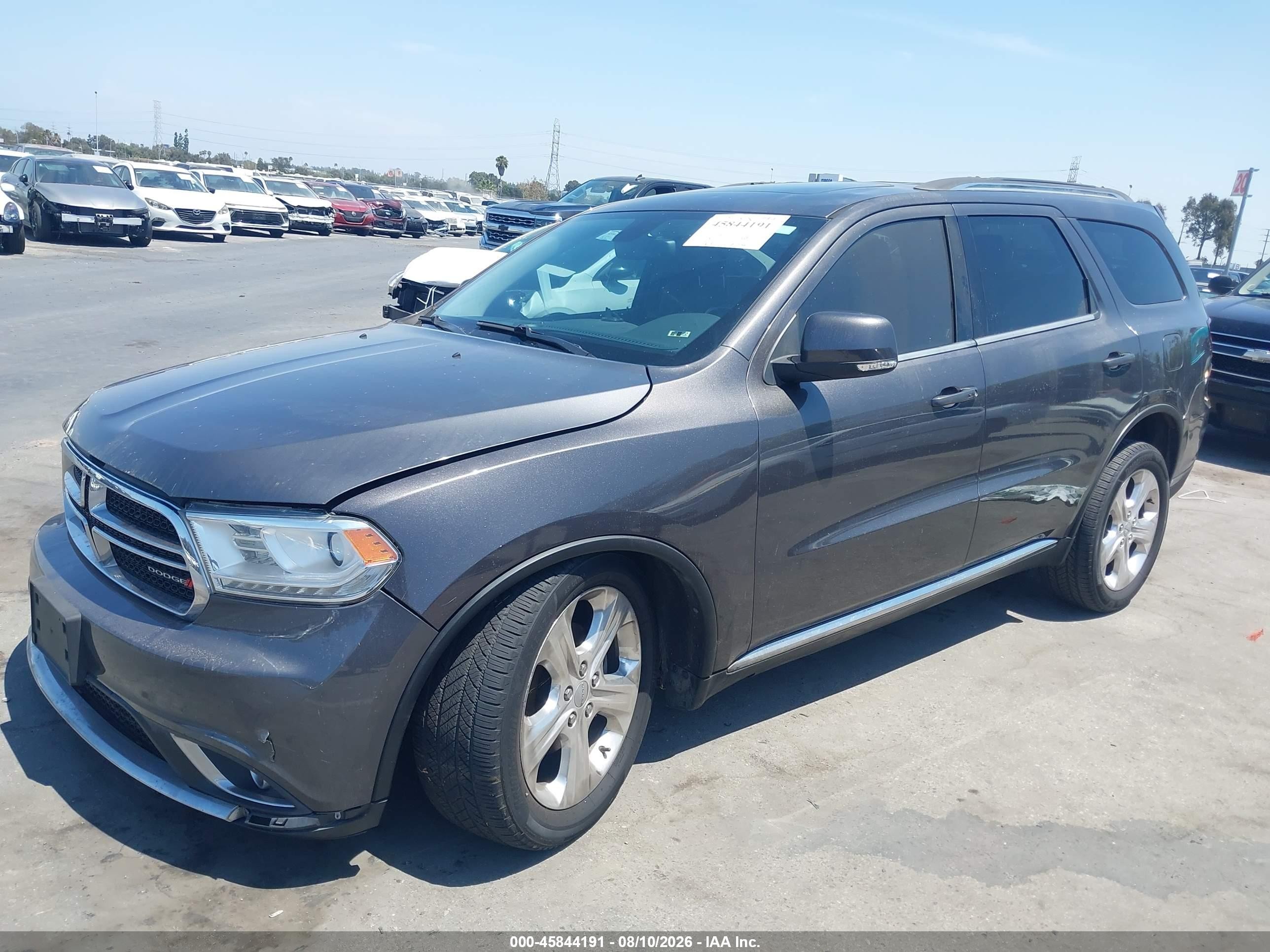 2015 Dodge Durango Limited Gray vin: 1C4RDHDG3FC694983