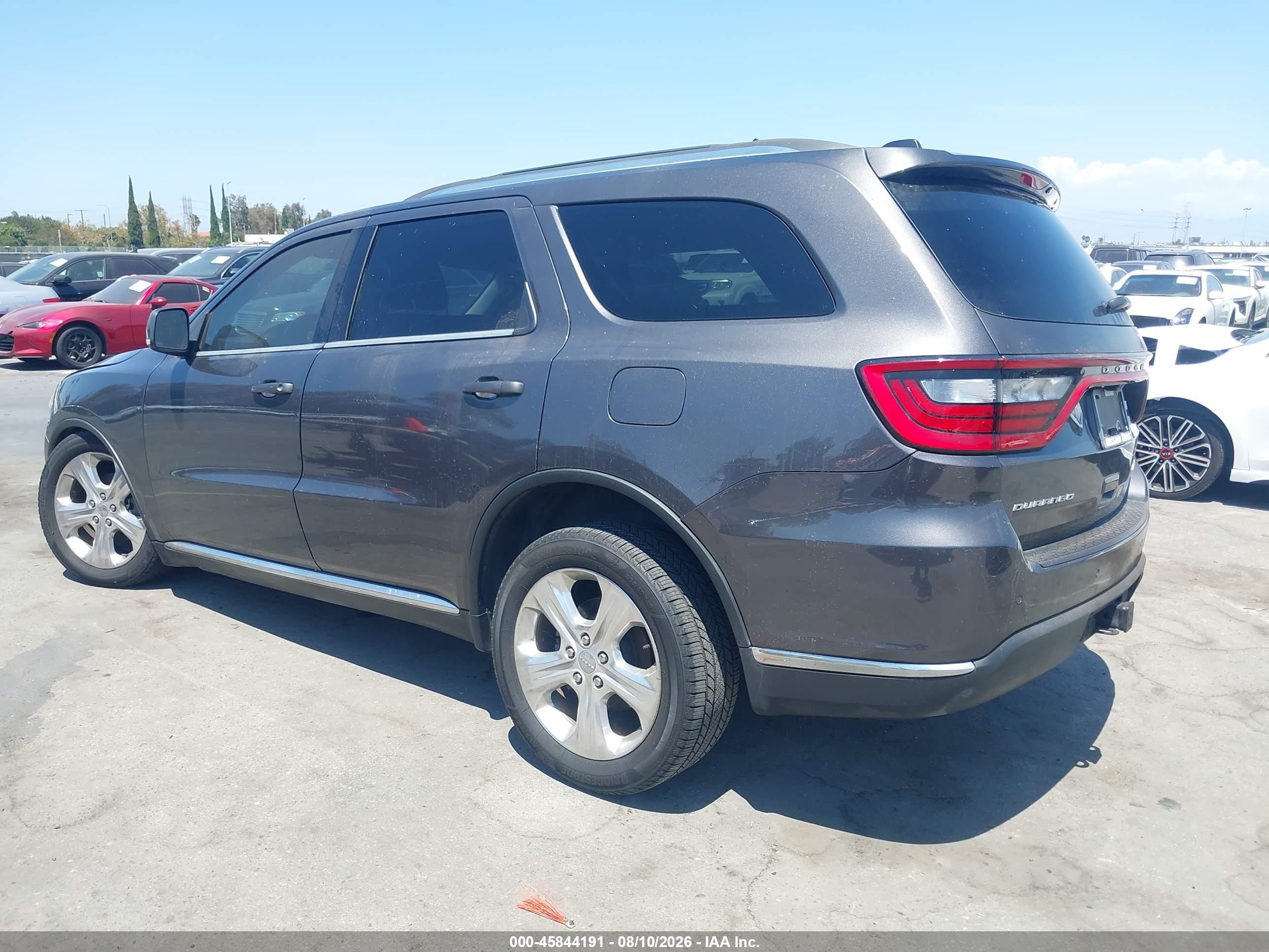 2015 Dodge Durango Limited Gray vin: 1C4RDHDG3FC694983