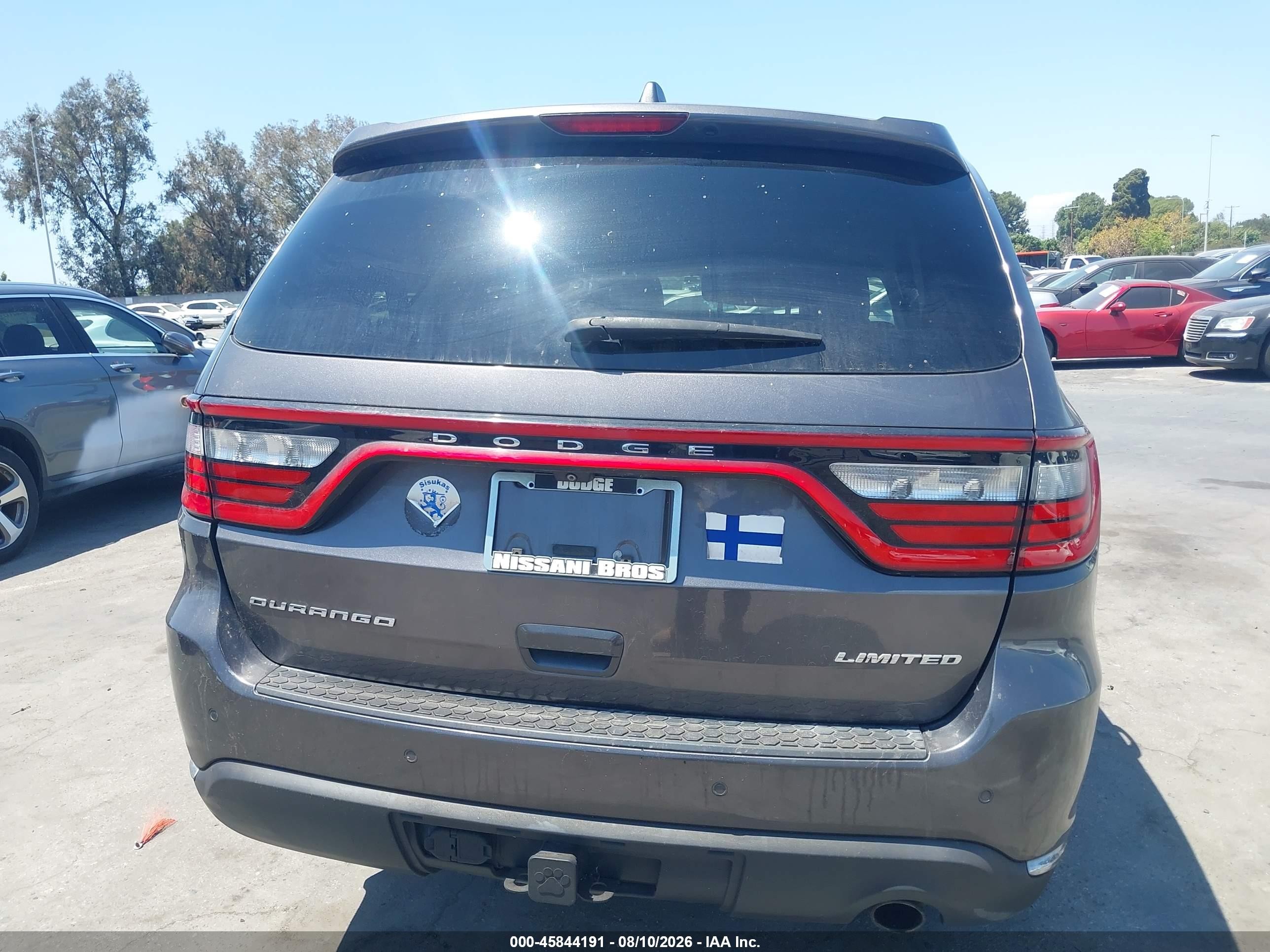 2015 Dodge Durango Limited Gray vin: 1C4RDHDG3FC694983