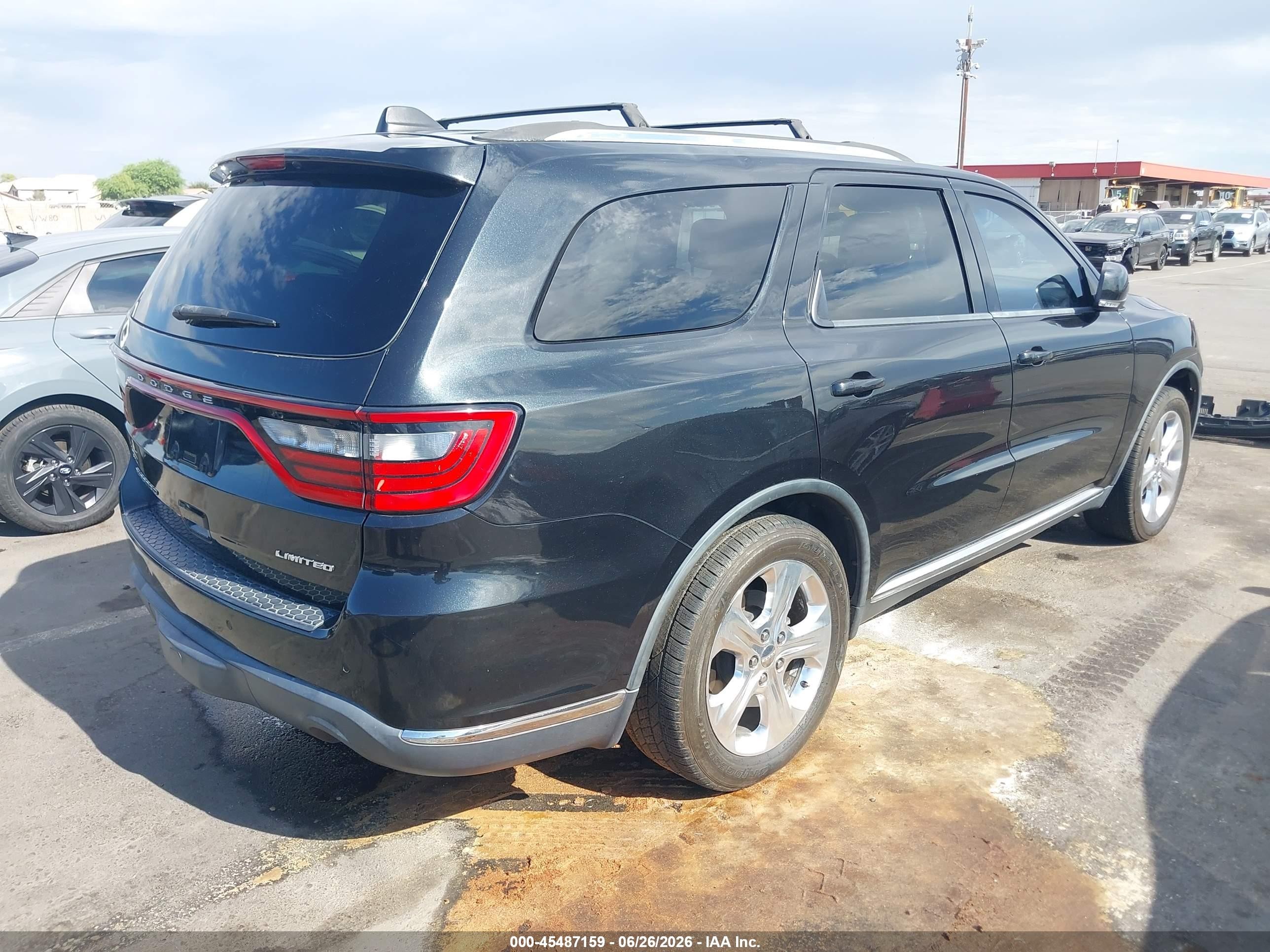 2015 Dodge Durango Limited Black vin: 1C4RDHDG3FC795537