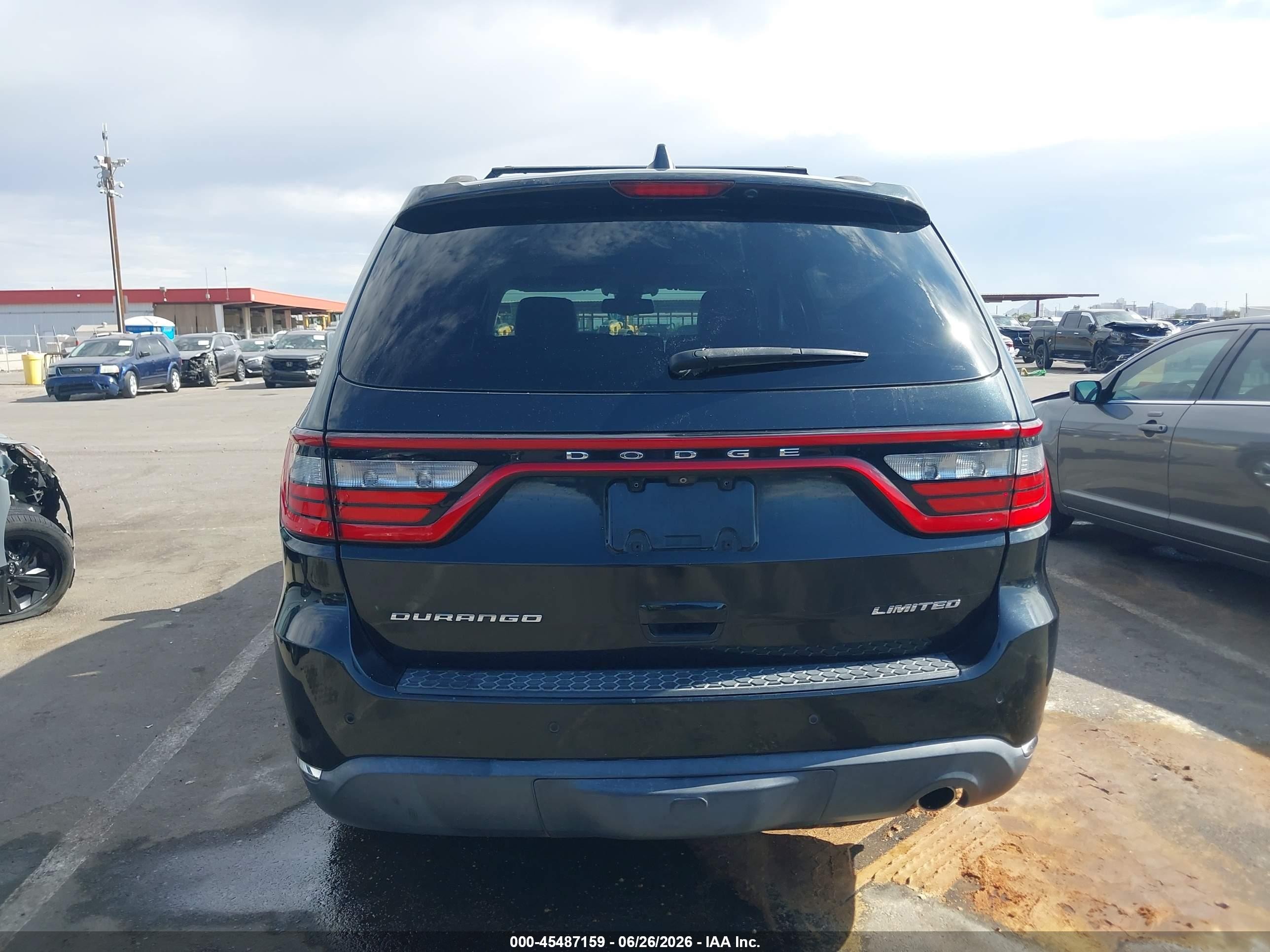 2015 Dodge Durango Limited Black vin: 1C4RDHDG3FC795537