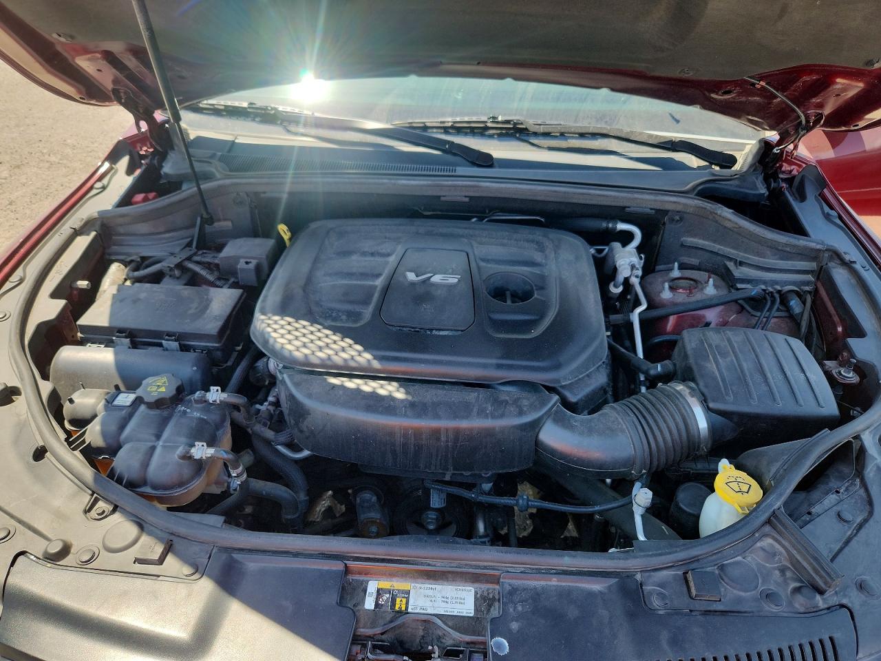 2018 Dodge Durango Gt Red vin: 1C4RDHDG3JC451392