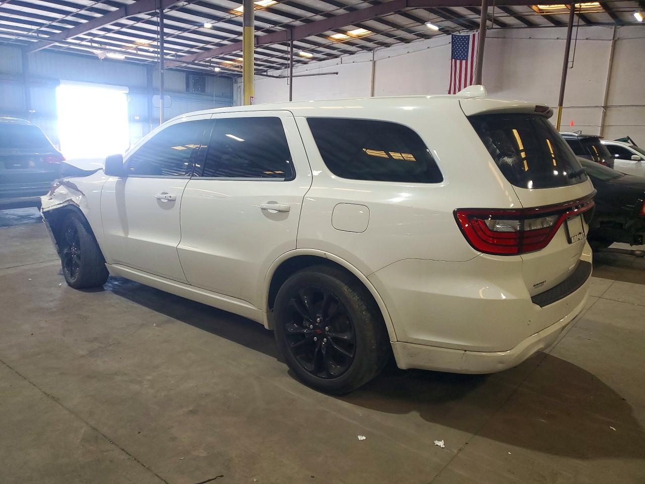 2019 Dodge Durango Gt White vin: 1C4RDHDG3KC797895